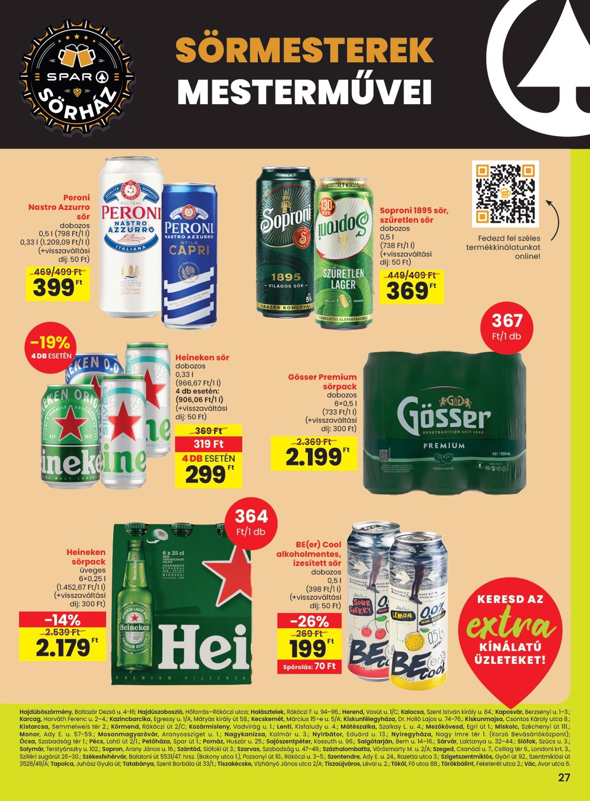spar - SPAR - Extra akciós újság, érvényes 10.30. - 11.05. - page: 8