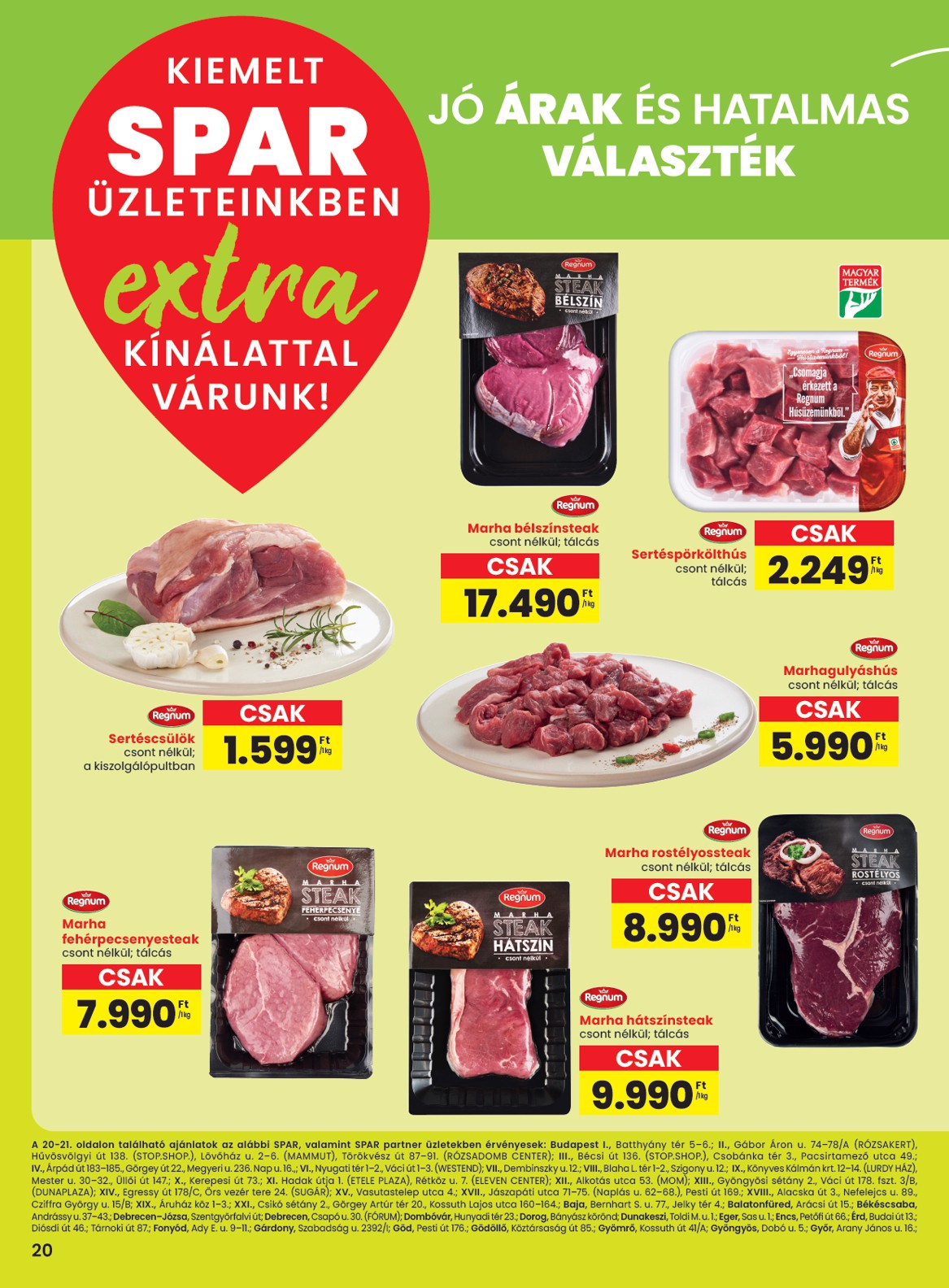 spar - SPAR - Extra akciós újság, érvényes 10.30. - 11.05.