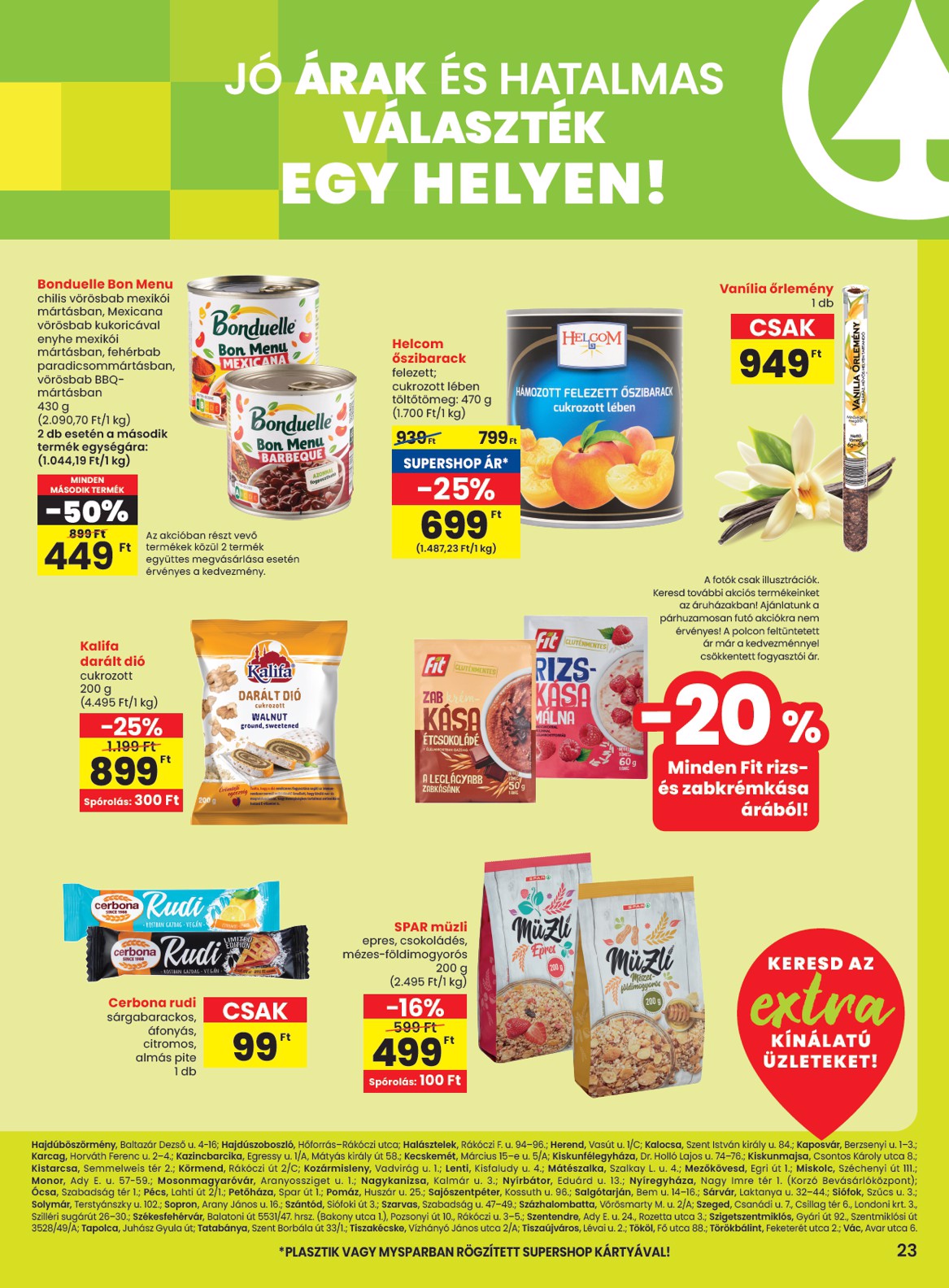 spar - SPAR - Extra akciós újság, érvényes 10.30. - 11.05. - page: 4