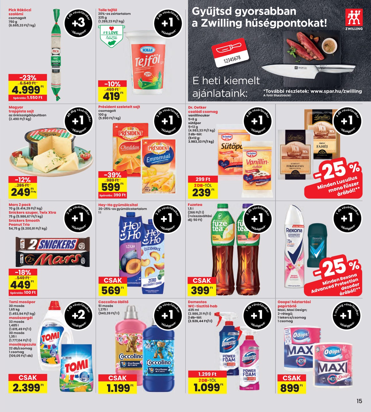 spar - INTERSPAR akciós újság, érvényes 10.30. - 11.05. - page: 15