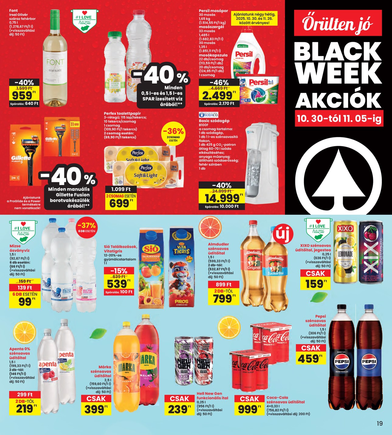 spar - INTERSPAR akciós újság, érvényes 10.30. - 11.05. - page: 19