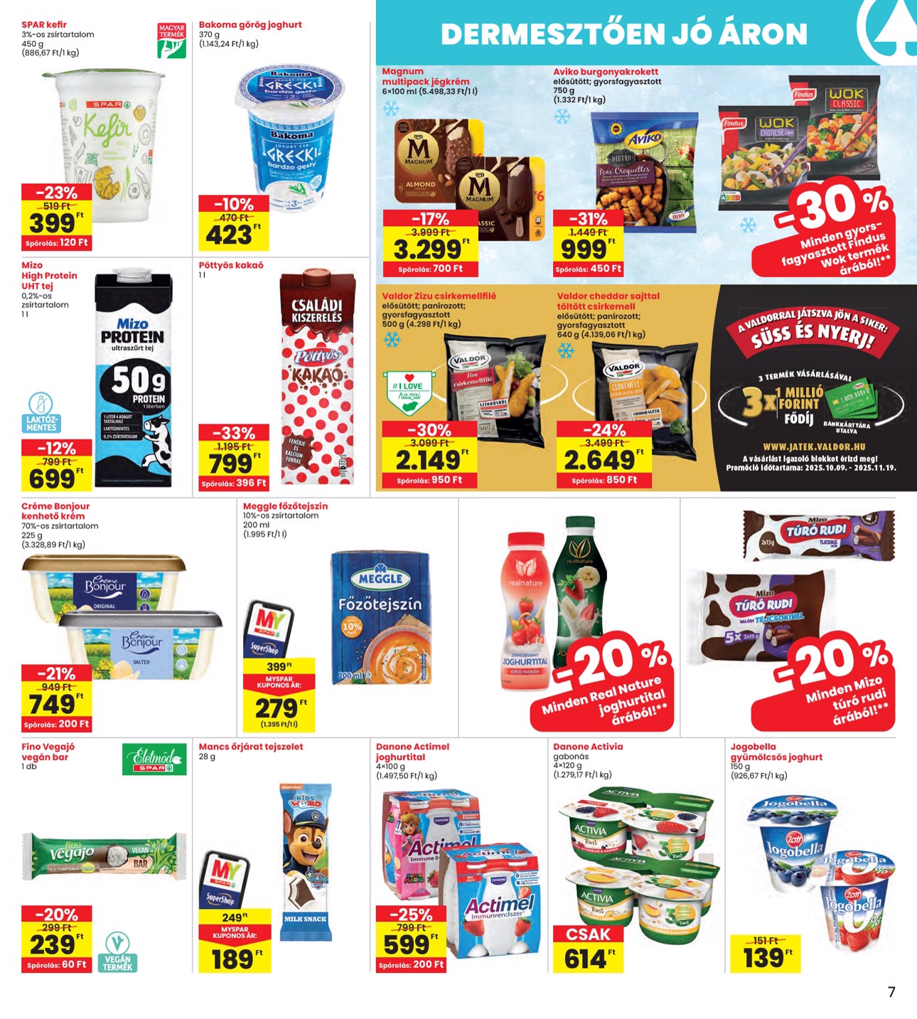 spar - INTERSPAR akciós újság, érvényes 10.30. - 11.05. - page: 7