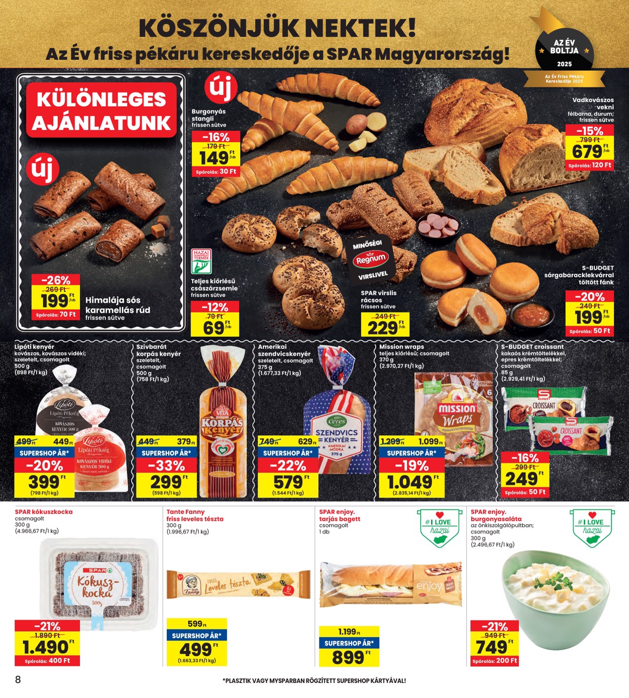 spar - INTERSPAR akciós újság, érvényes 10.30. - 11.05. - page: 8