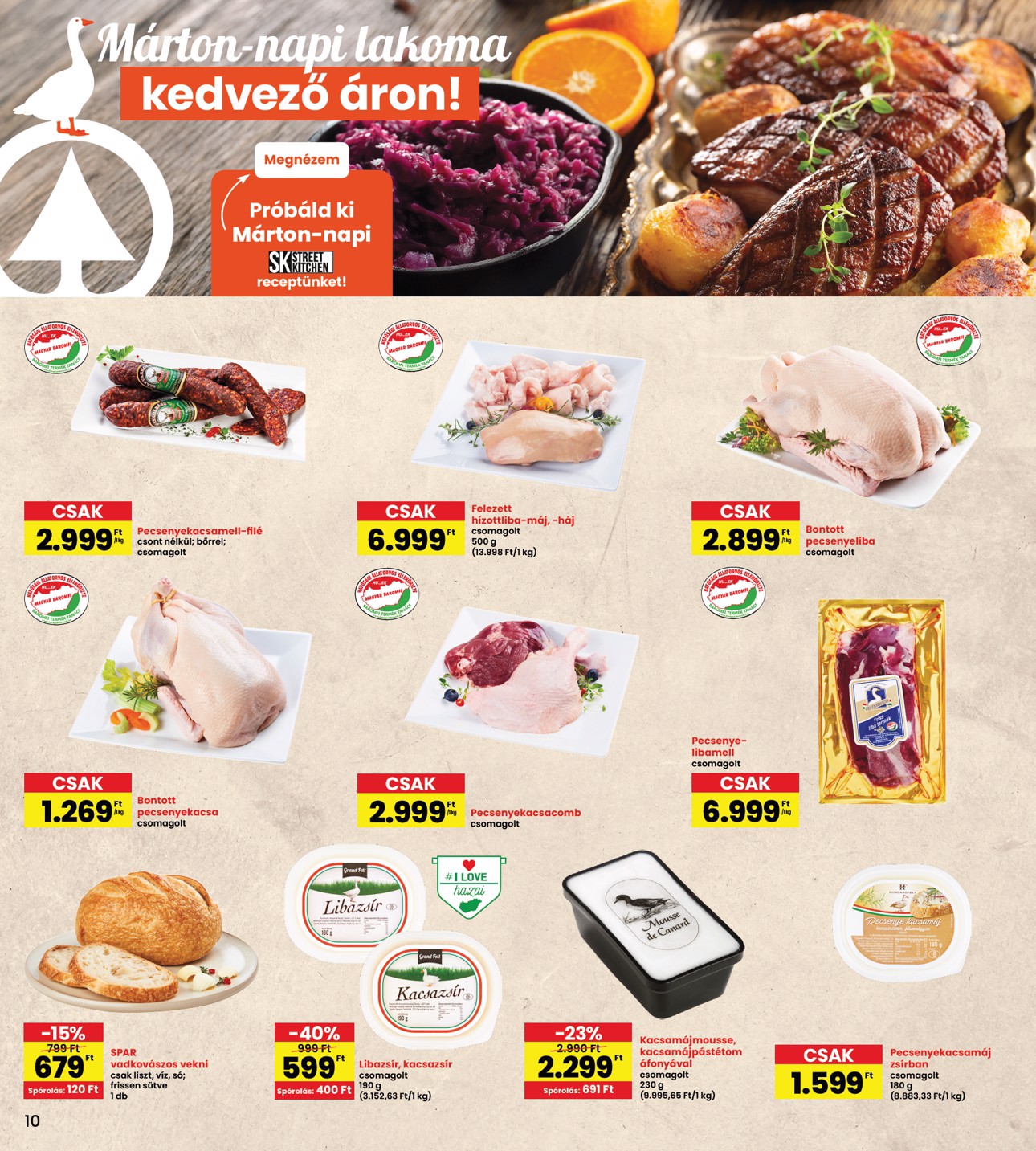 spar - INTERSPAR akciós újság, érvényes 10.30. - 11.05. - page: 10