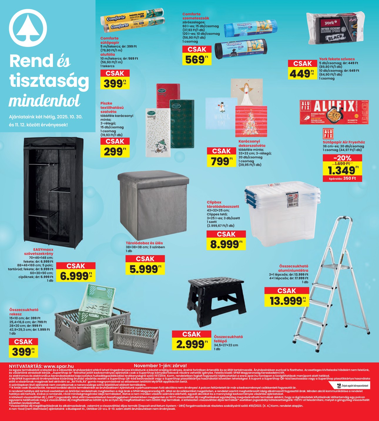spar - INTERSPAR akciós újság, érvényes 10.30. - 11.05. - page: 16