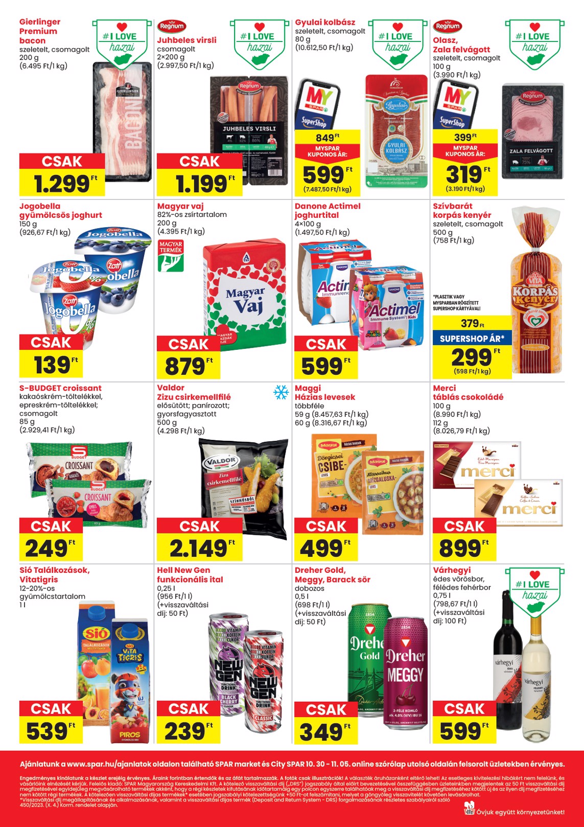 spar - SPAR - Market, City akciós újság, érvényes 10.30. - 11.05. - page: 2