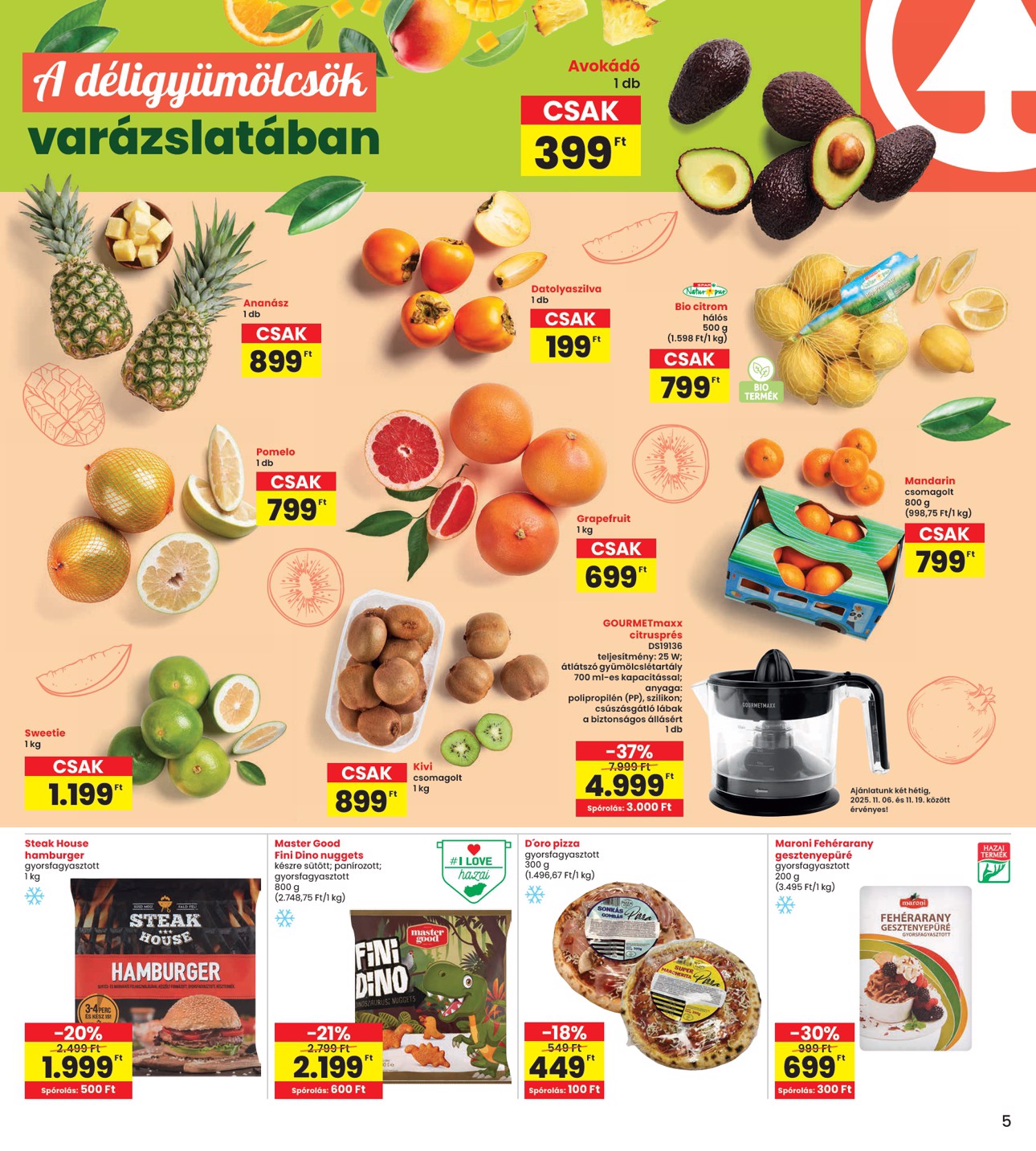 spar - INTERSPAR akciós újság, érvényes 11.06. - 11.12. - page: 5