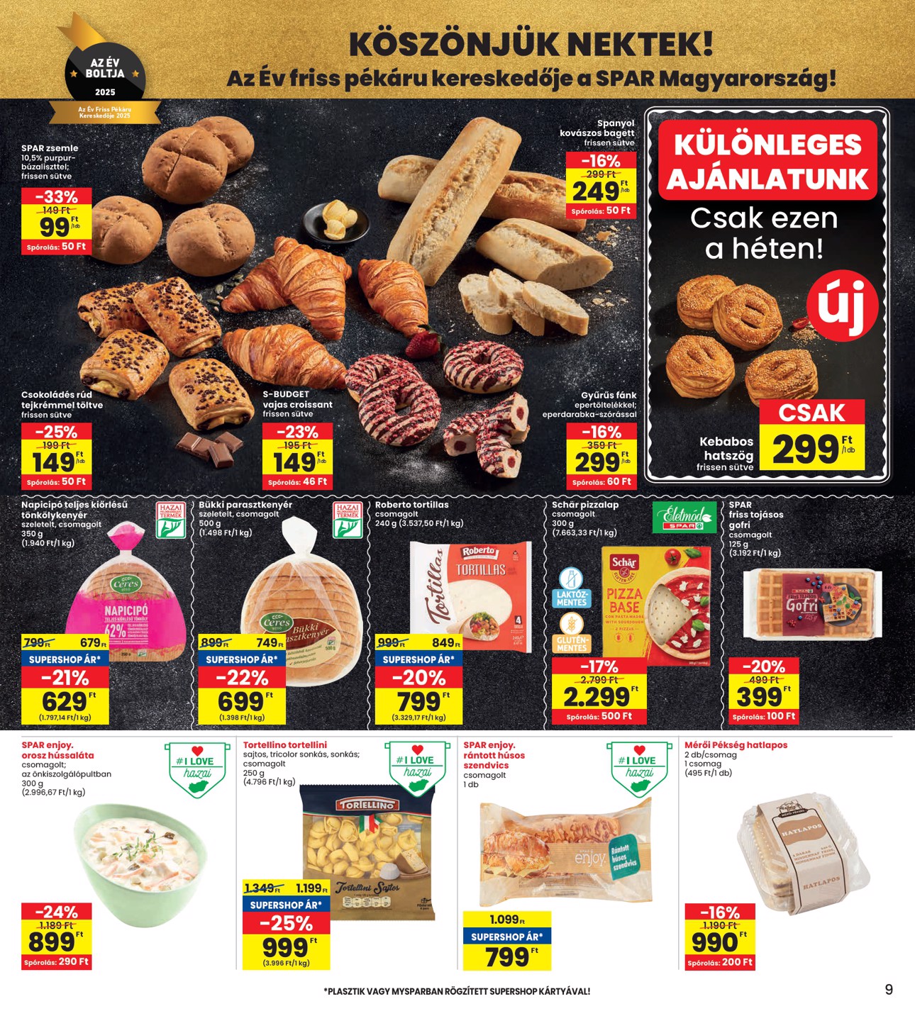 spar - INTERSPAR akciós újság, érvényes 11.06. - 11.12. - page: 9