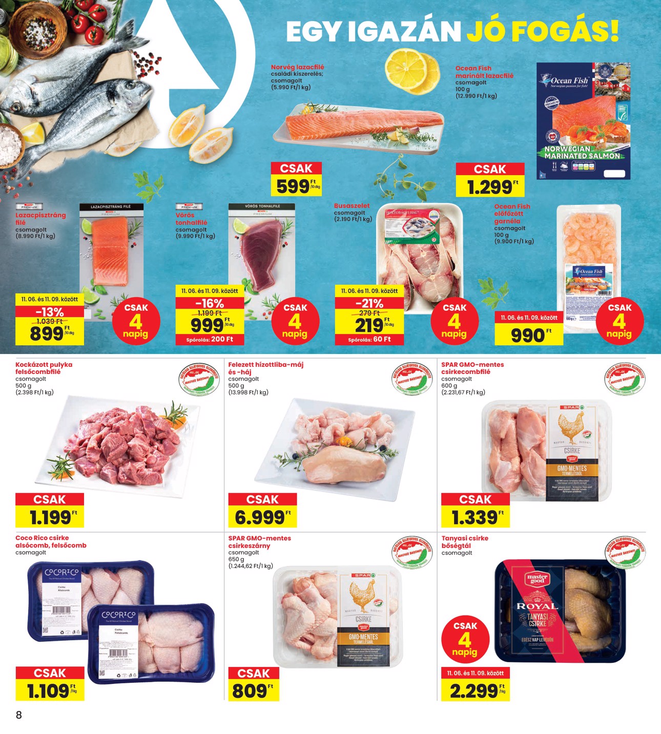 spar - INTERSPAR akciós újság, érvényes 11.06. - 11.12. - page: 8