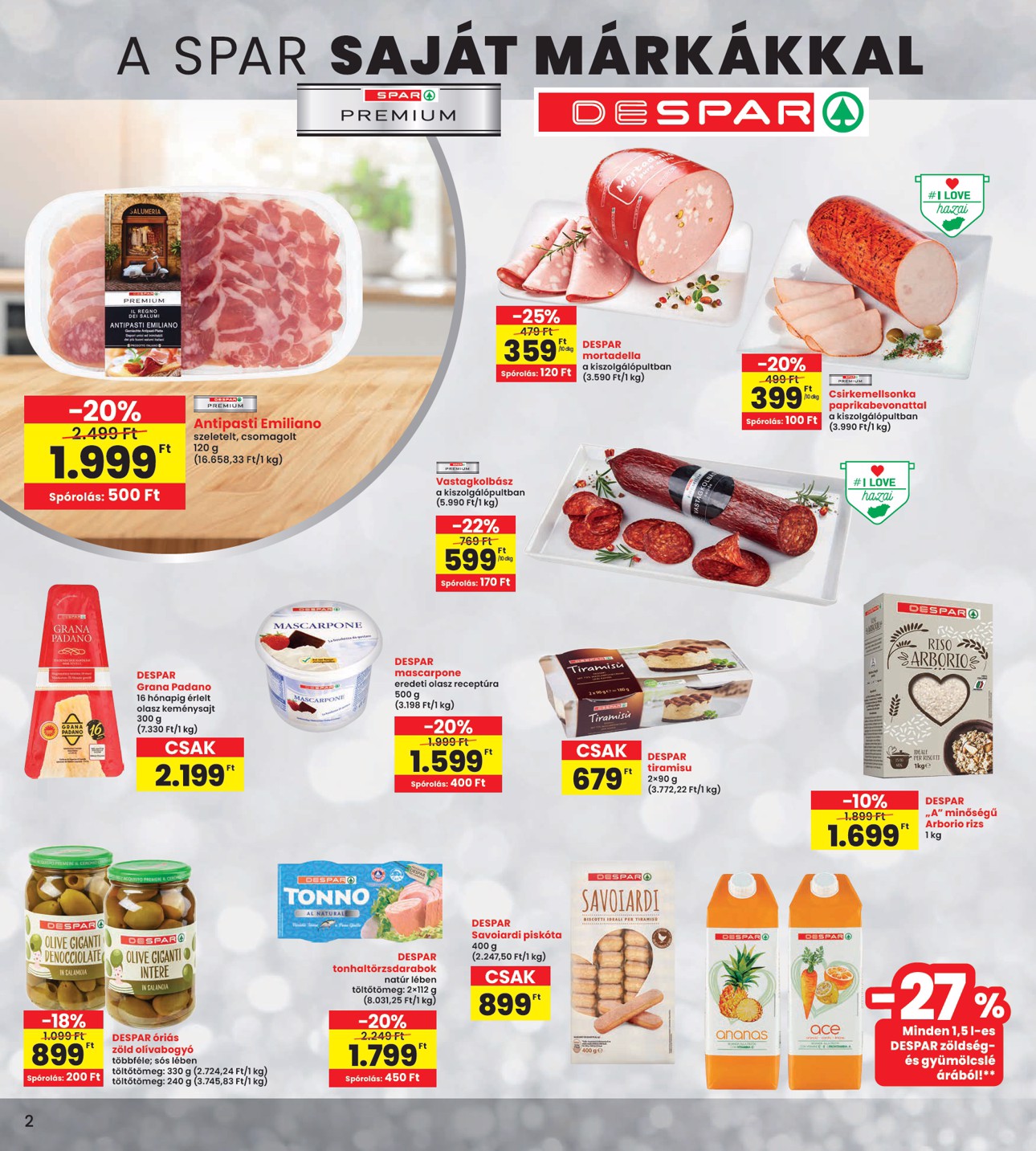 spar - INTERSPAR akciós újság, érvényes 11.06. - 11.12. - page: 2