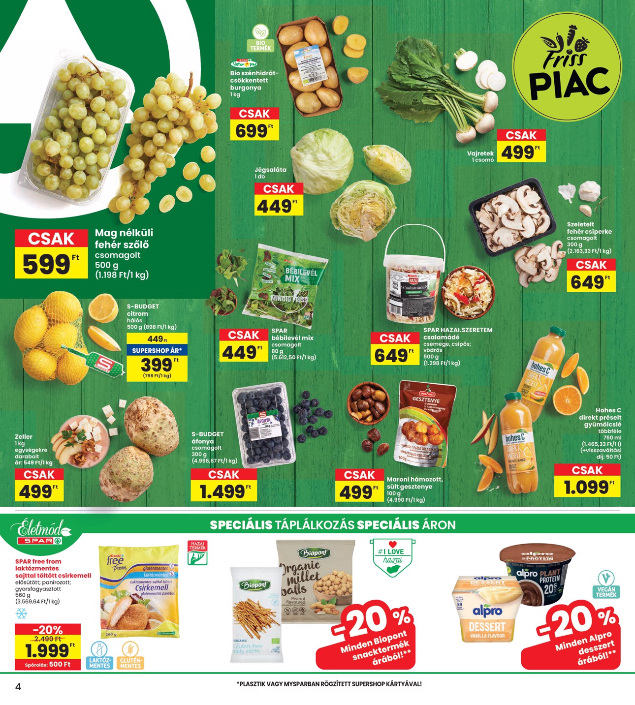 spar - INTERSPAR akciós újság, érvényes 11.06. - 11.12. - page: 4