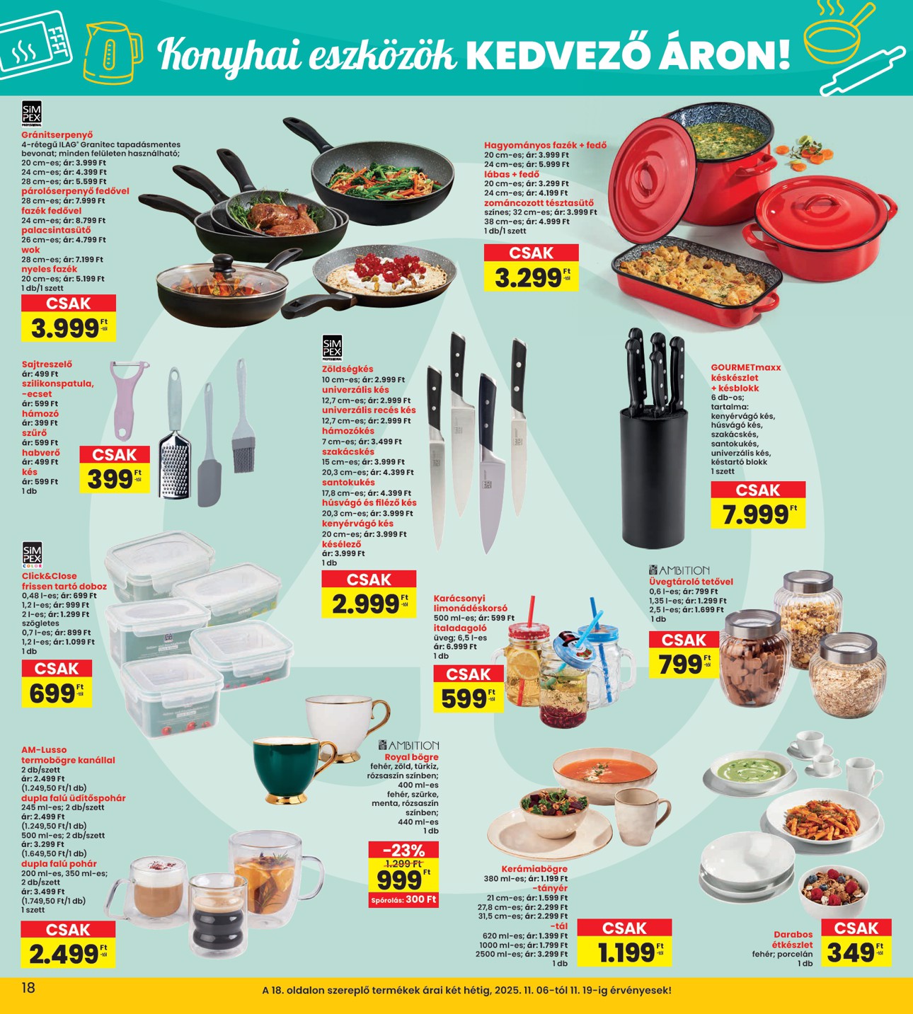 spar - INTERSPAR akciós újság, érvényes 11.06. - 11.12. - page: 18