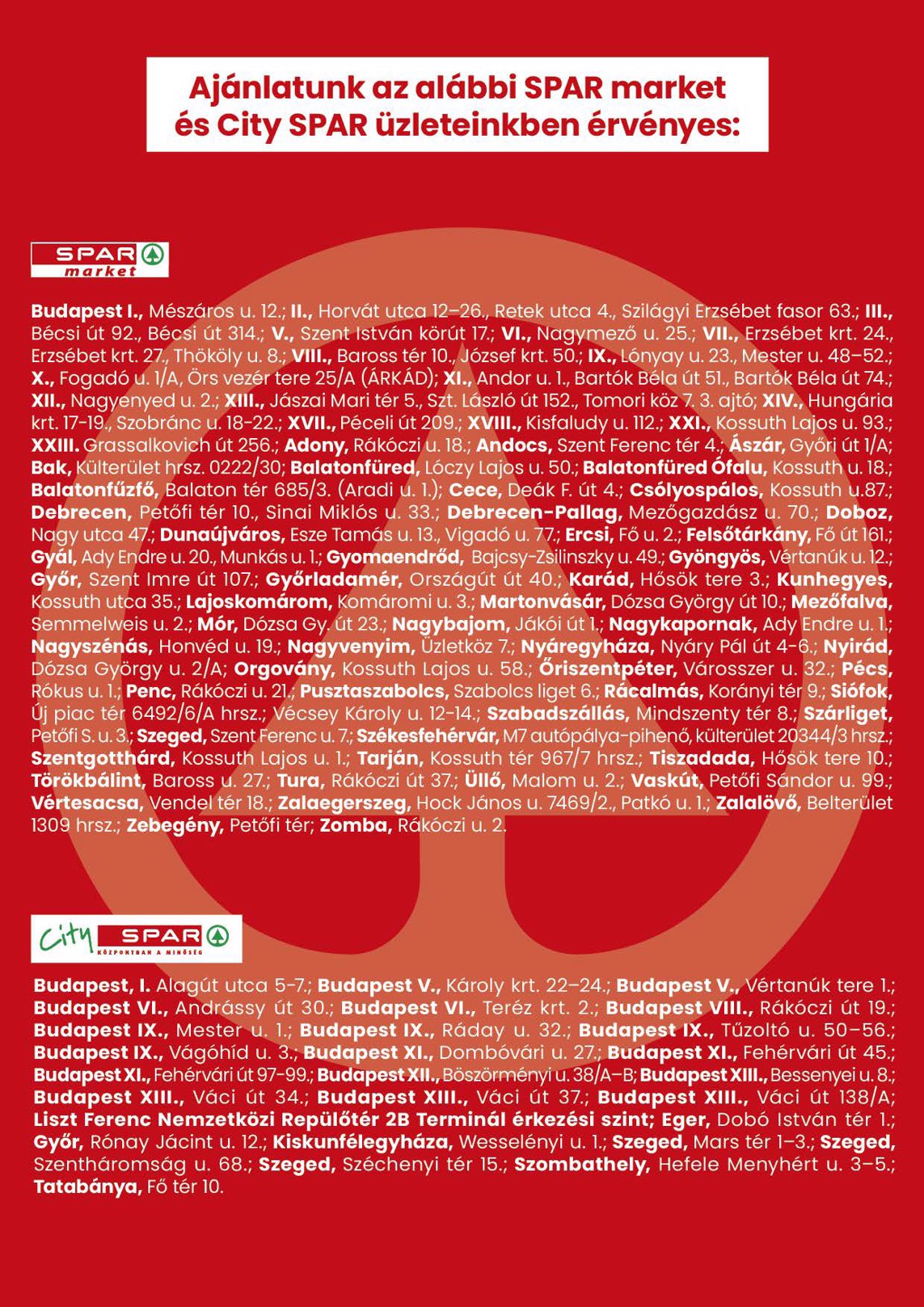 spar - SPAR - Market, City akciós újság, érvényes 11.06. - 11.12. - page: 3