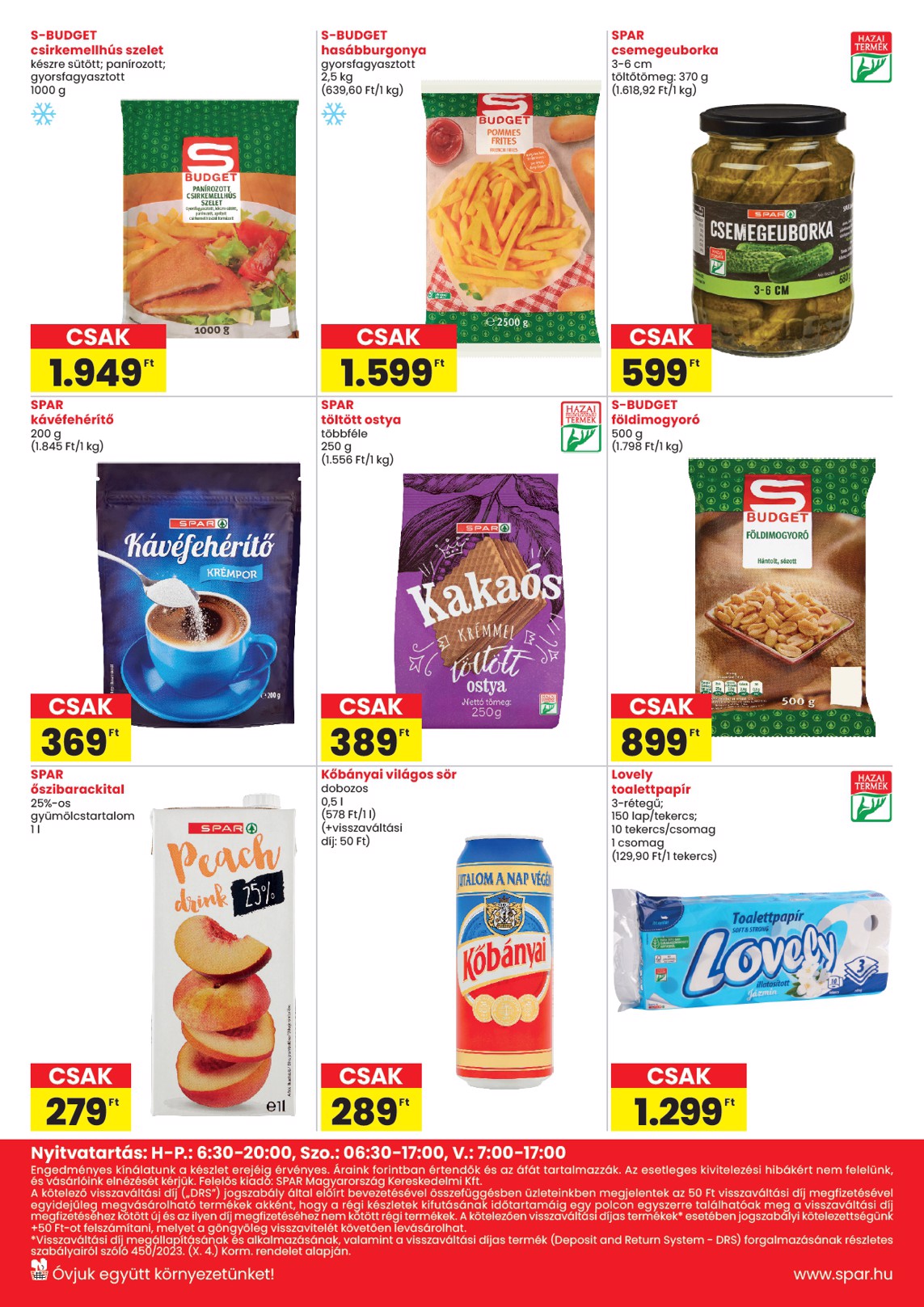 spar - SPAR - Miskolc üzlet megújulás akciós újság, érvényes 11.06. - 11.12. - page: 2