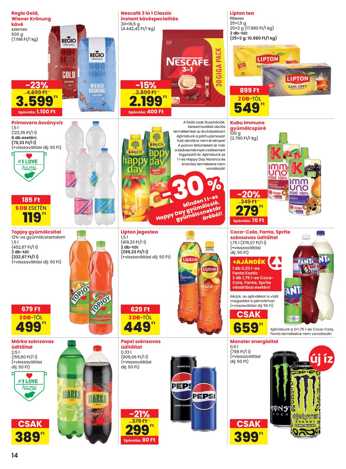 spar - SPAR akciós újság, érvényes 11.06. - 11.12. - page: 14