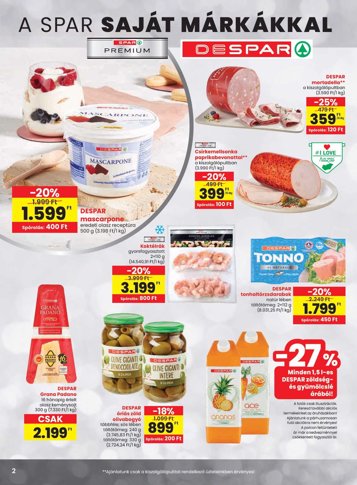 spar - SPAR akciós újság, érvényes 11.06. - 11.12. - page: 2