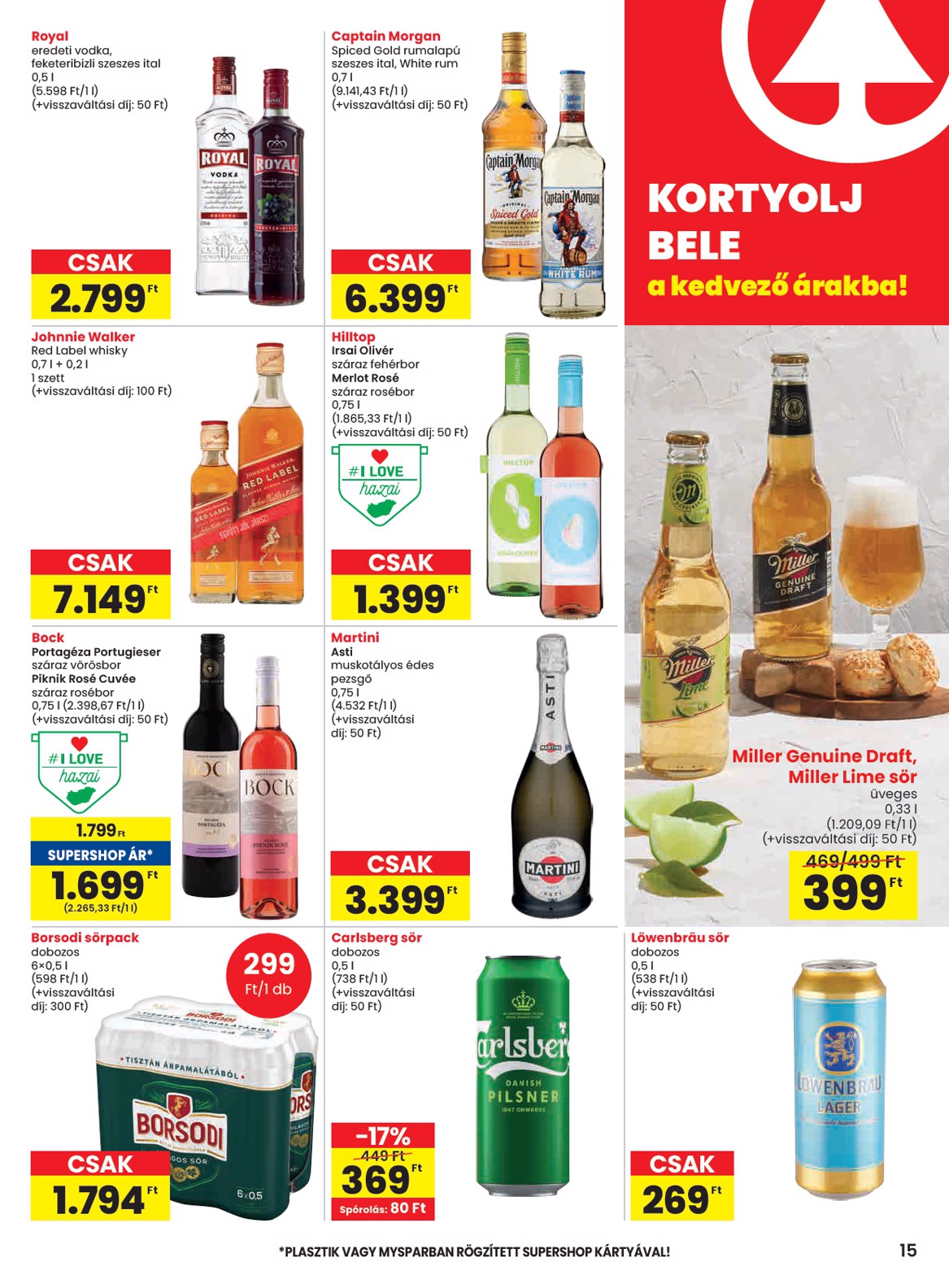 spar - SPAR akciós újság, érvényes 11.06. - 11.12. - page: 15