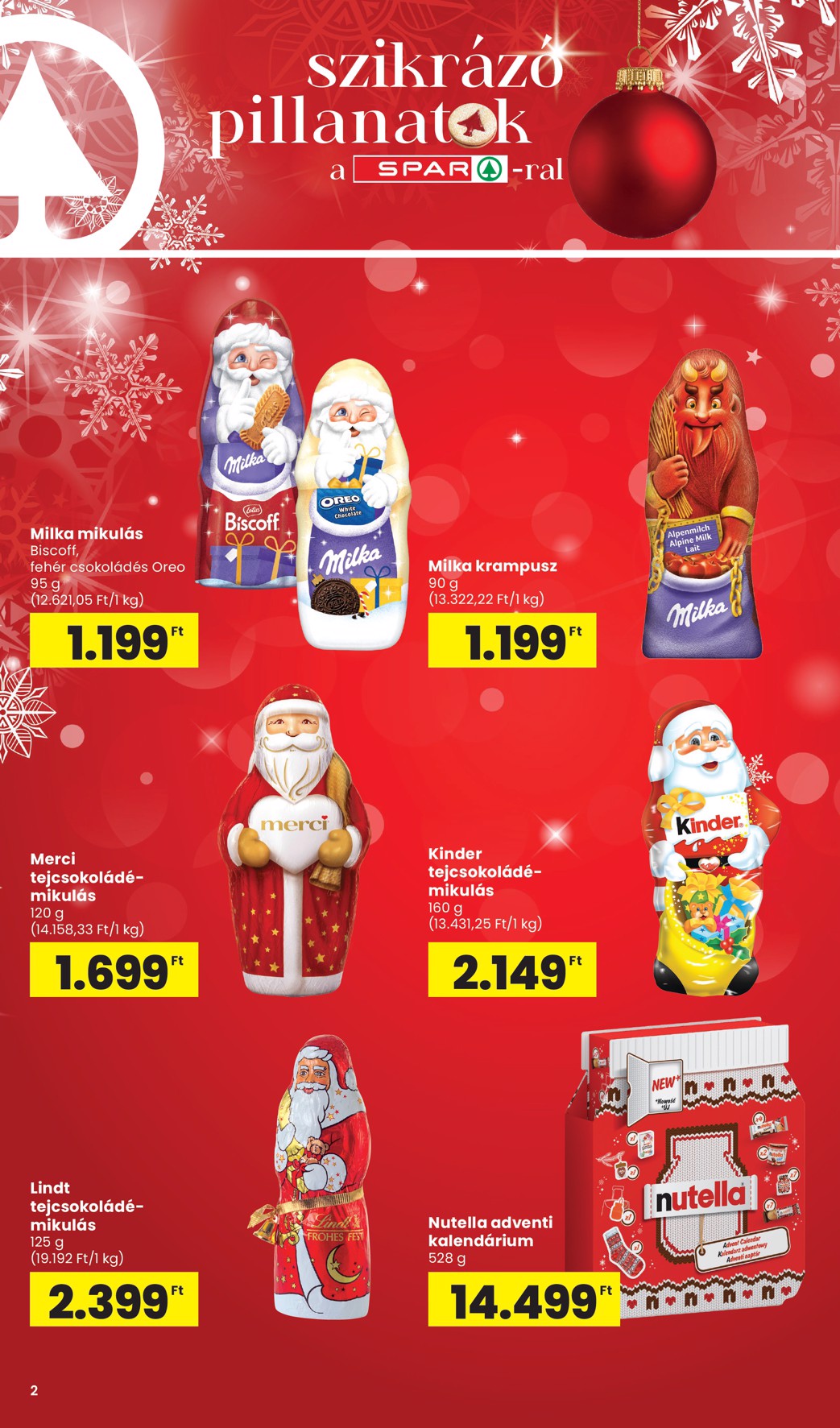 spar - SPAR - Karácsony akciós újság, érvényes 11.06. - 12.31. - page: 2