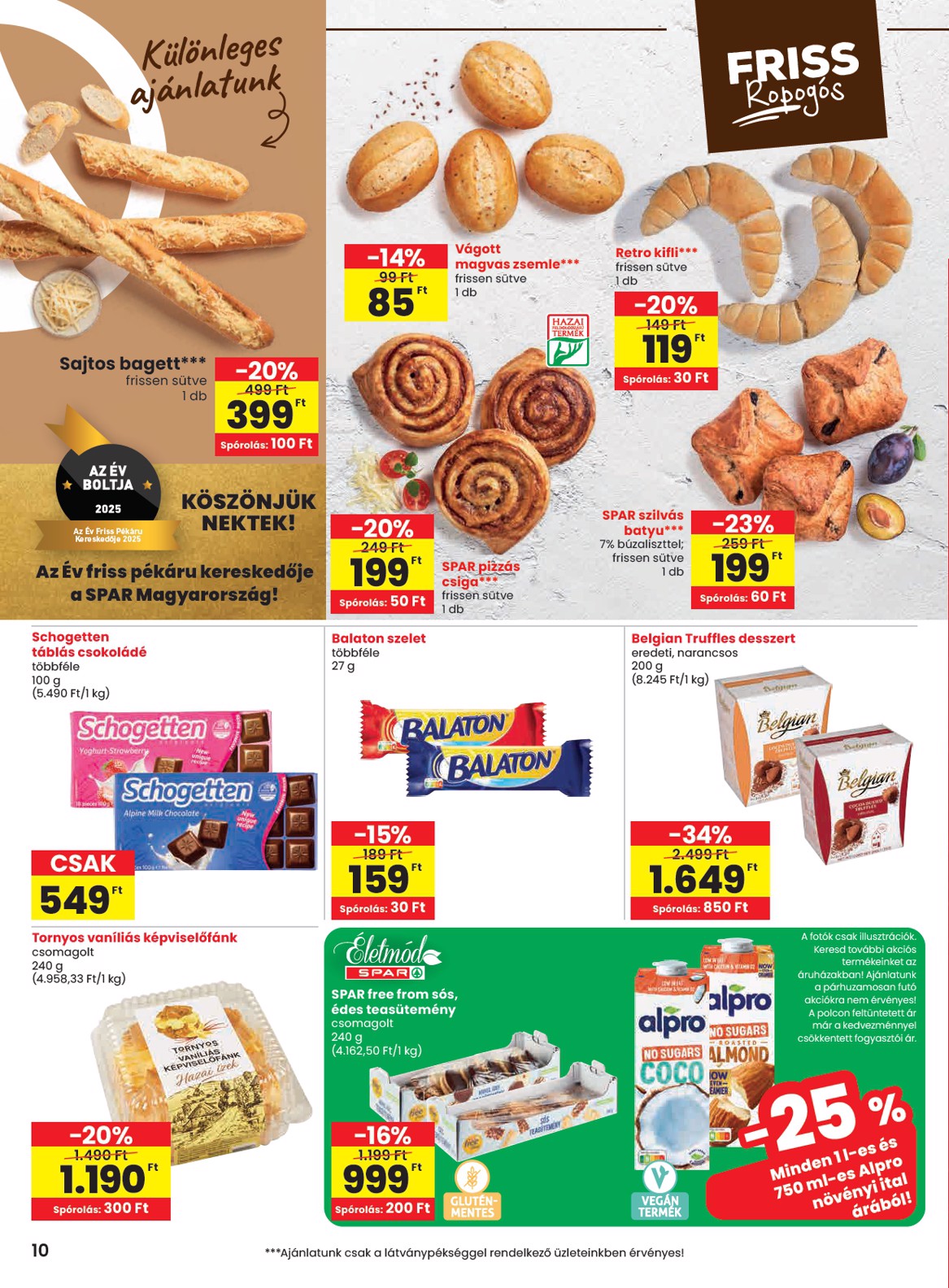 spar - SPAR akciós újság, érvényes 11.20. - 11.26. - page: 10