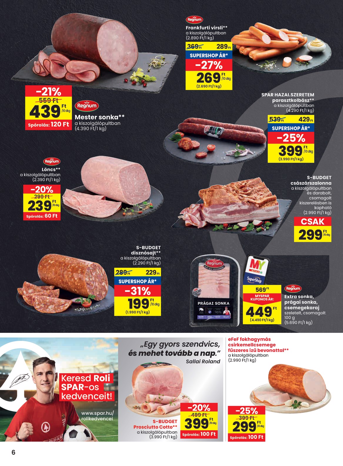 spar - SPAR akciós újság, érvényes 11.20. - 11.26. - page: 6