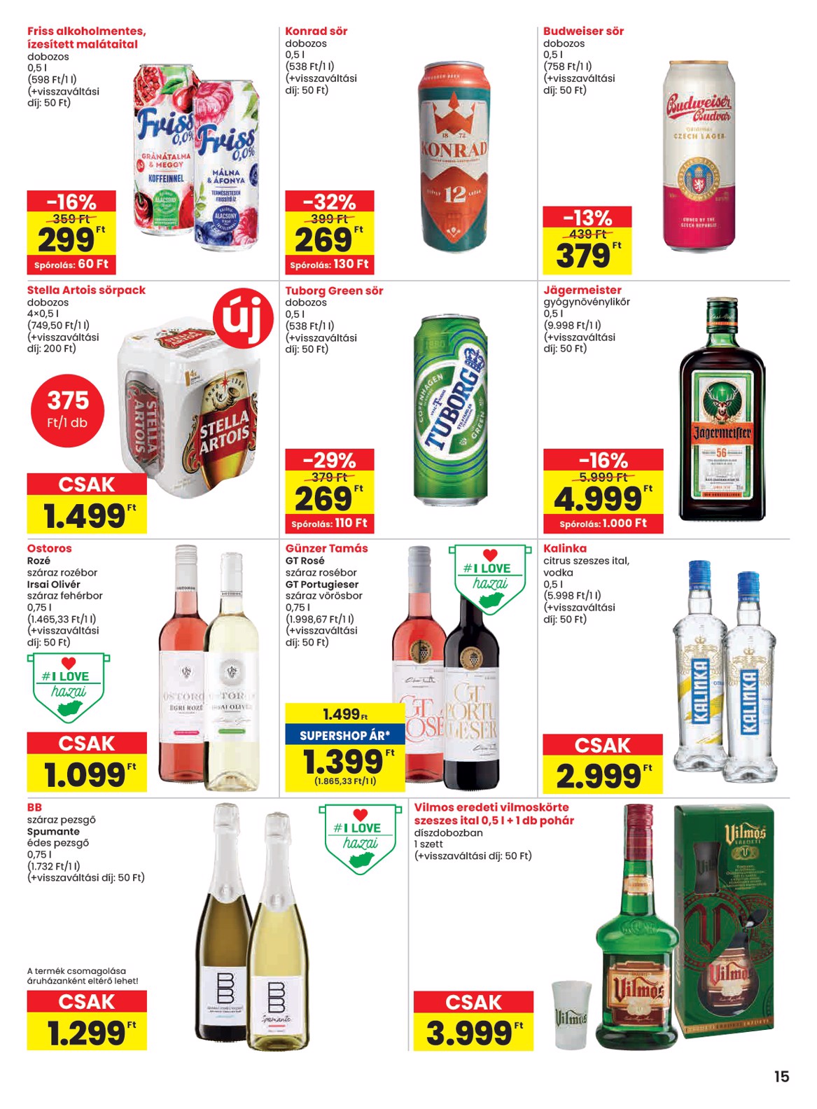 spar - SPAR akciós újság, érvényes 11.20. - 11.26. - page: 15