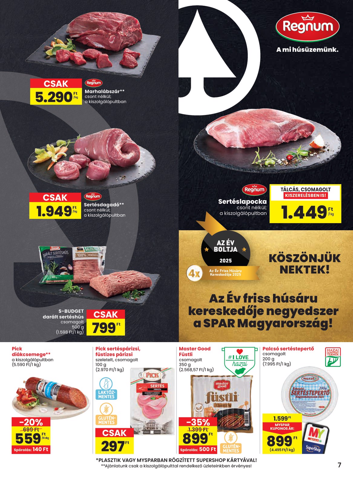 spar - SPAR akciós újság, érvényes 11.20. - 11.26. - page: 7