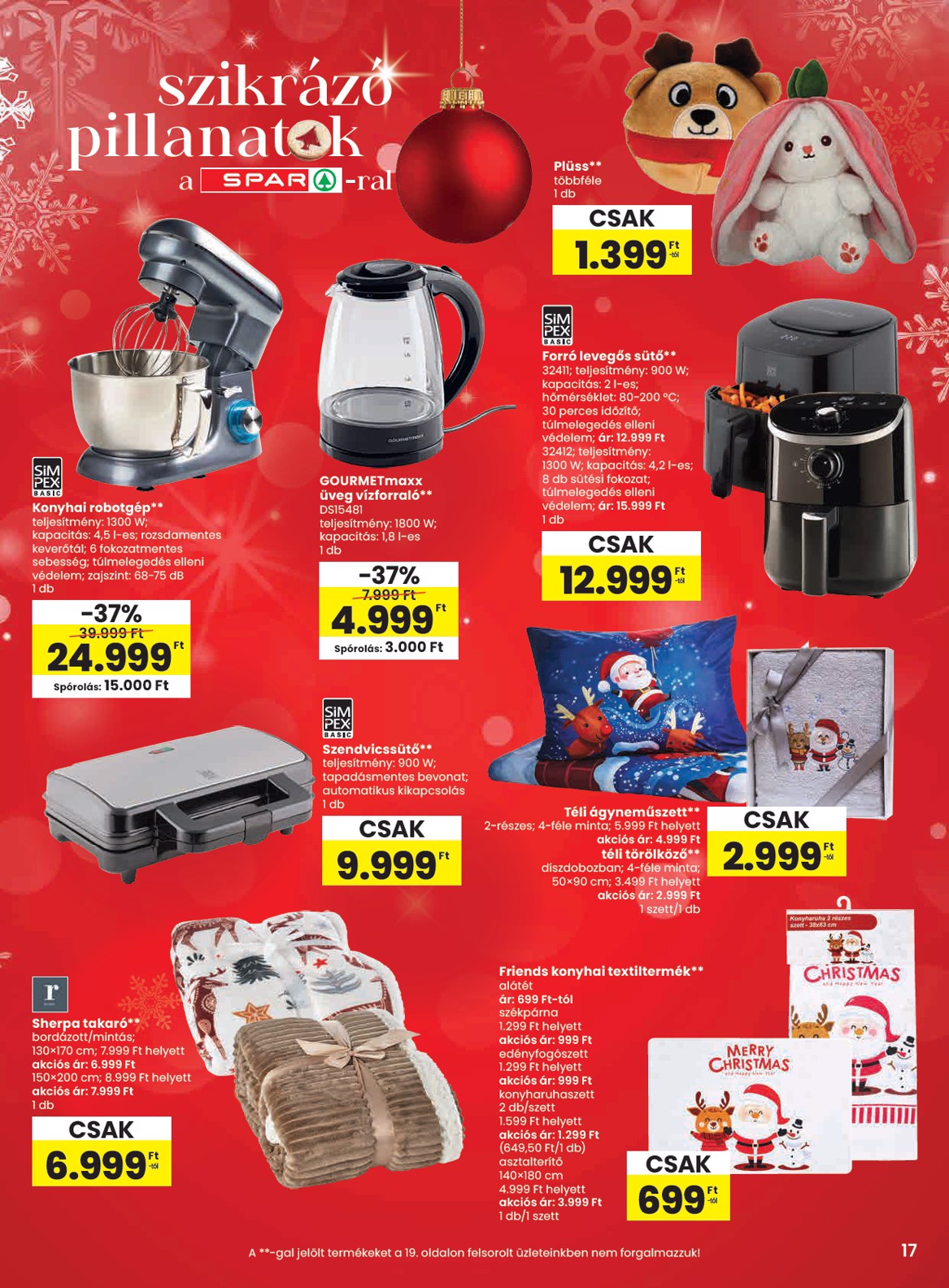 spar - SPAR akciós újság, érvényes 11.20. - 11.26. - page: 17