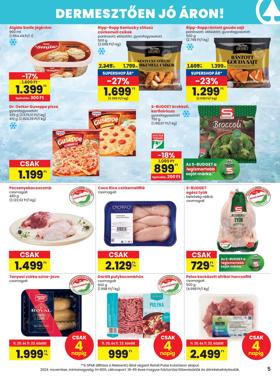 spar - SPAR akciós újság, érvényes 11.20. - 11.26. - page: 5