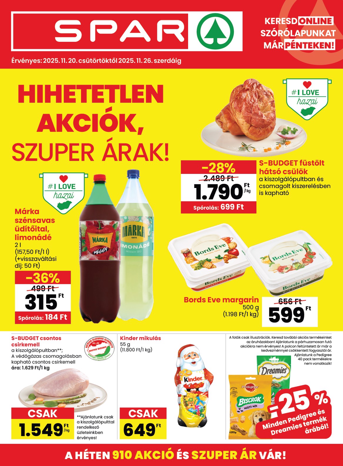 spar - SPAR akciós újság, érvényes 11.20. - 11.26.