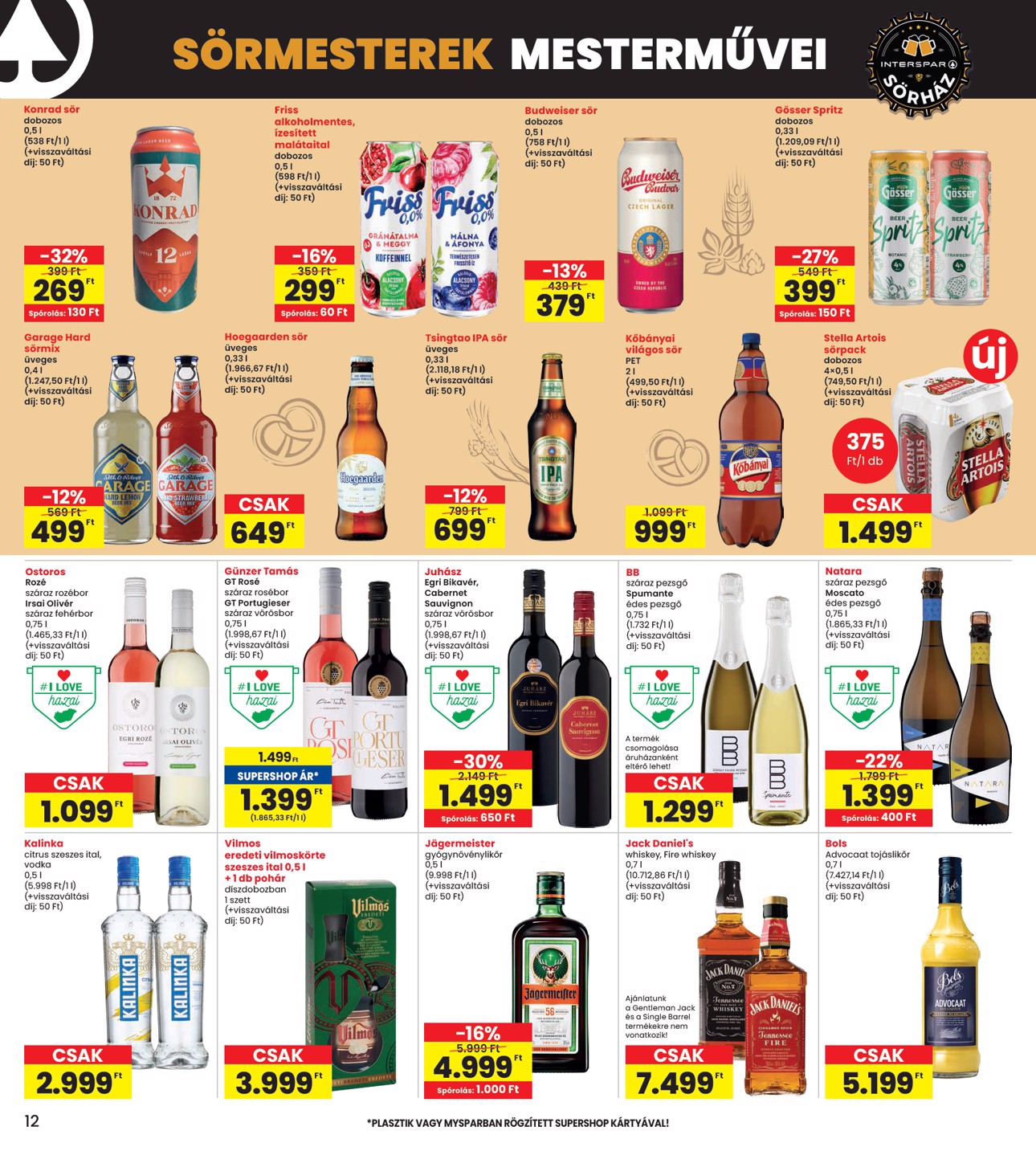 spar - INTERSPAR akciós újság, érvényes 11.20. - 11.26. - page: 12