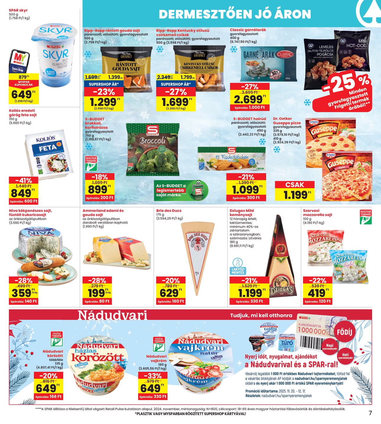 spar - INTERSPAR akciós újság, érvényes 11.20. - 11.26. - page: 7