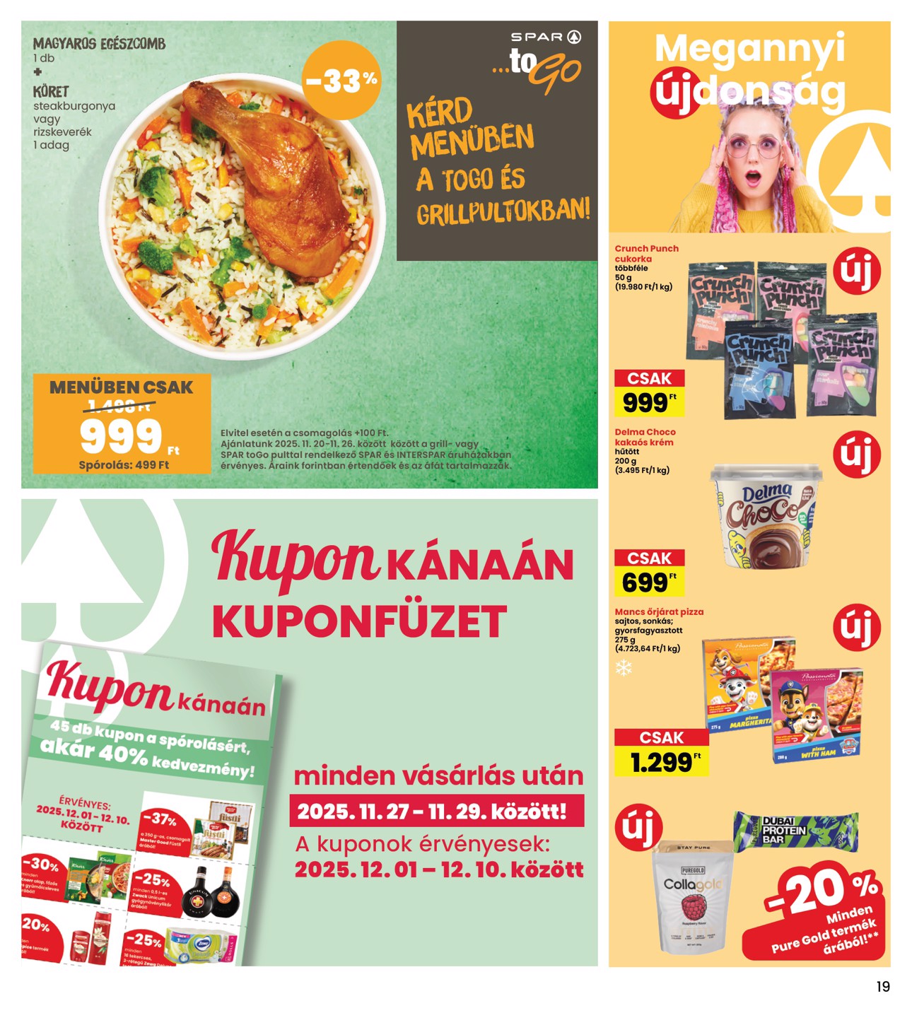 spar - INTERSPAR akciós újság, érvényes 11.20. - 11.26. - page: 19