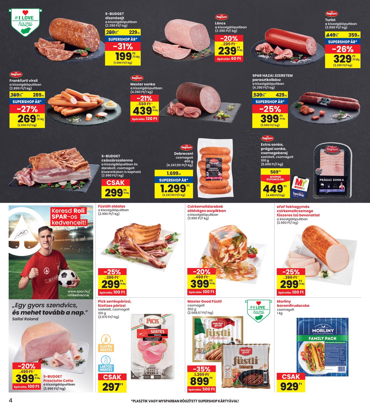 spar - INTERSPAR akciós újság, érvényes 11.20. - 11.26. - page: 4