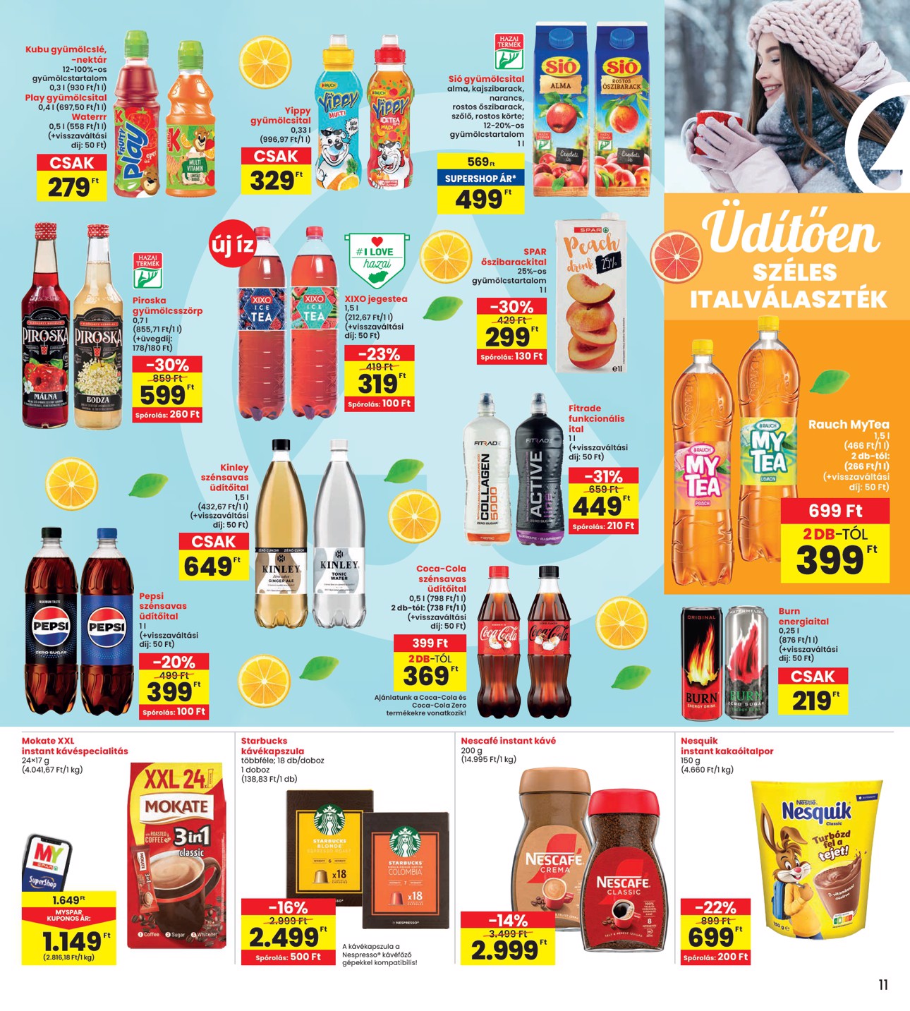 spar - INTERSPAR akciós újság, érvényes 11.20. - 11.26. - page: 11