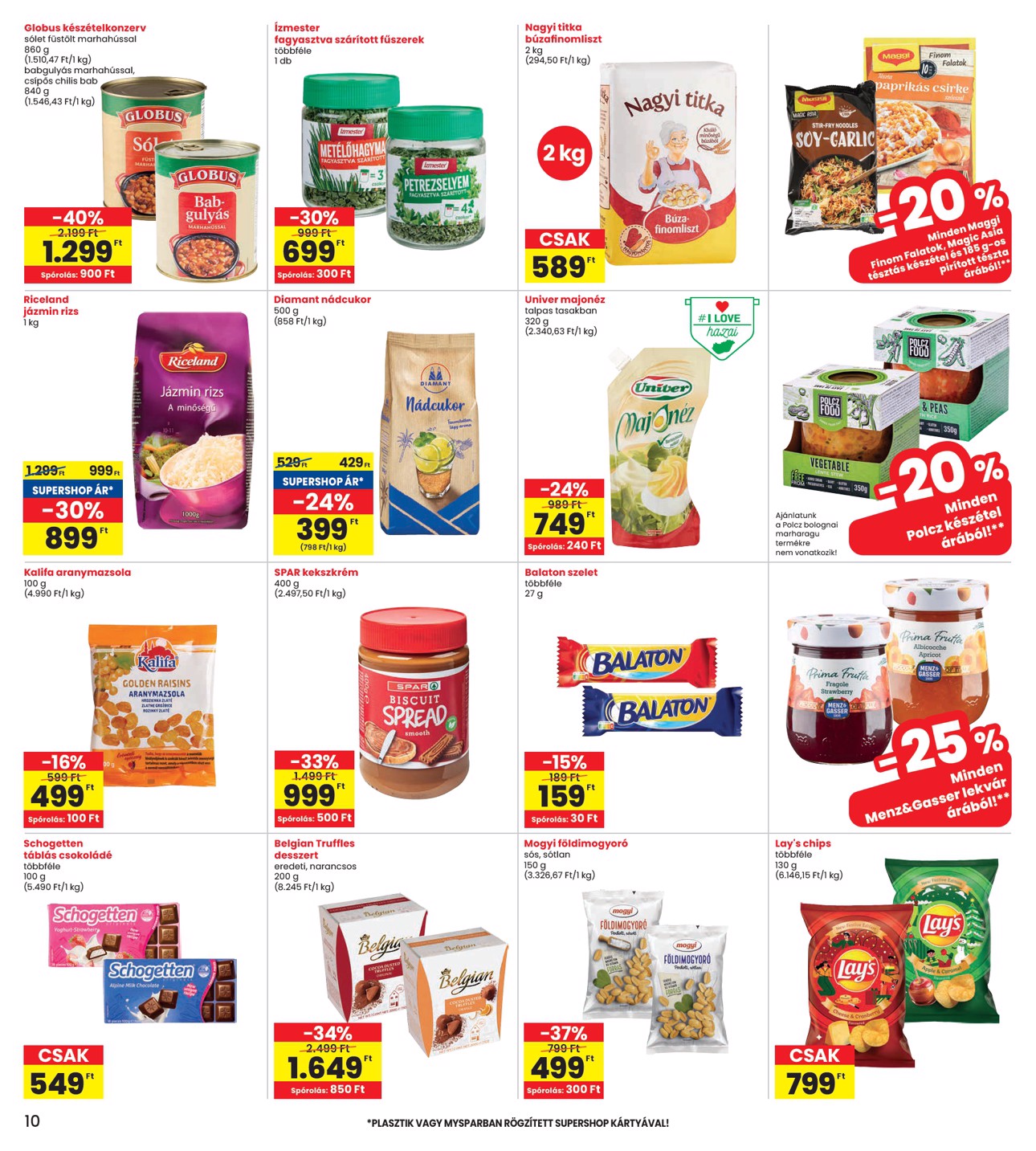 spar - INTERSPAR akciós újság, érvényes 11.20. - 11.26. - page: 10
