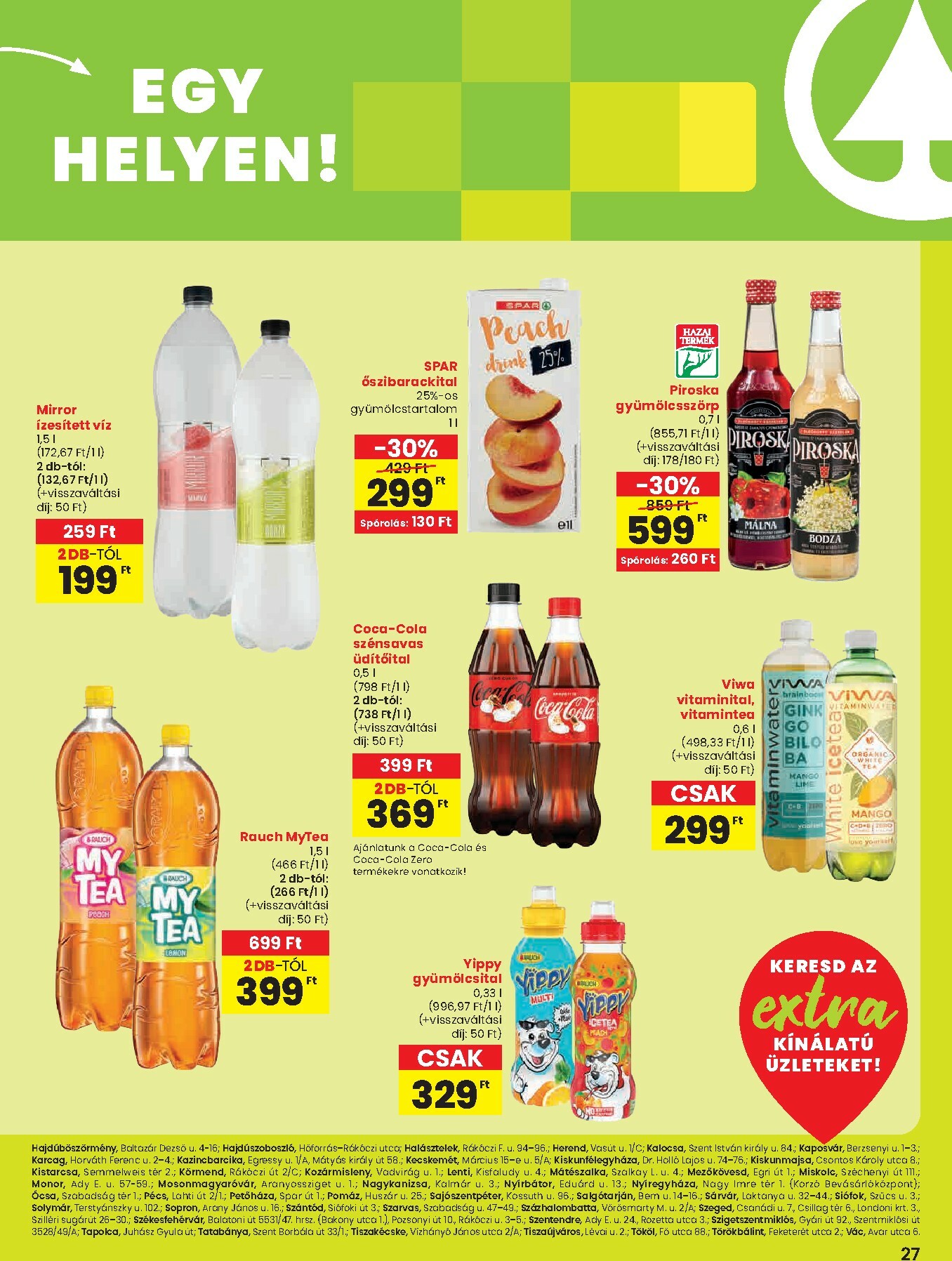 spar - SPAR extra akciós újság, érvényes 11.20. - 11.26. - page: 8