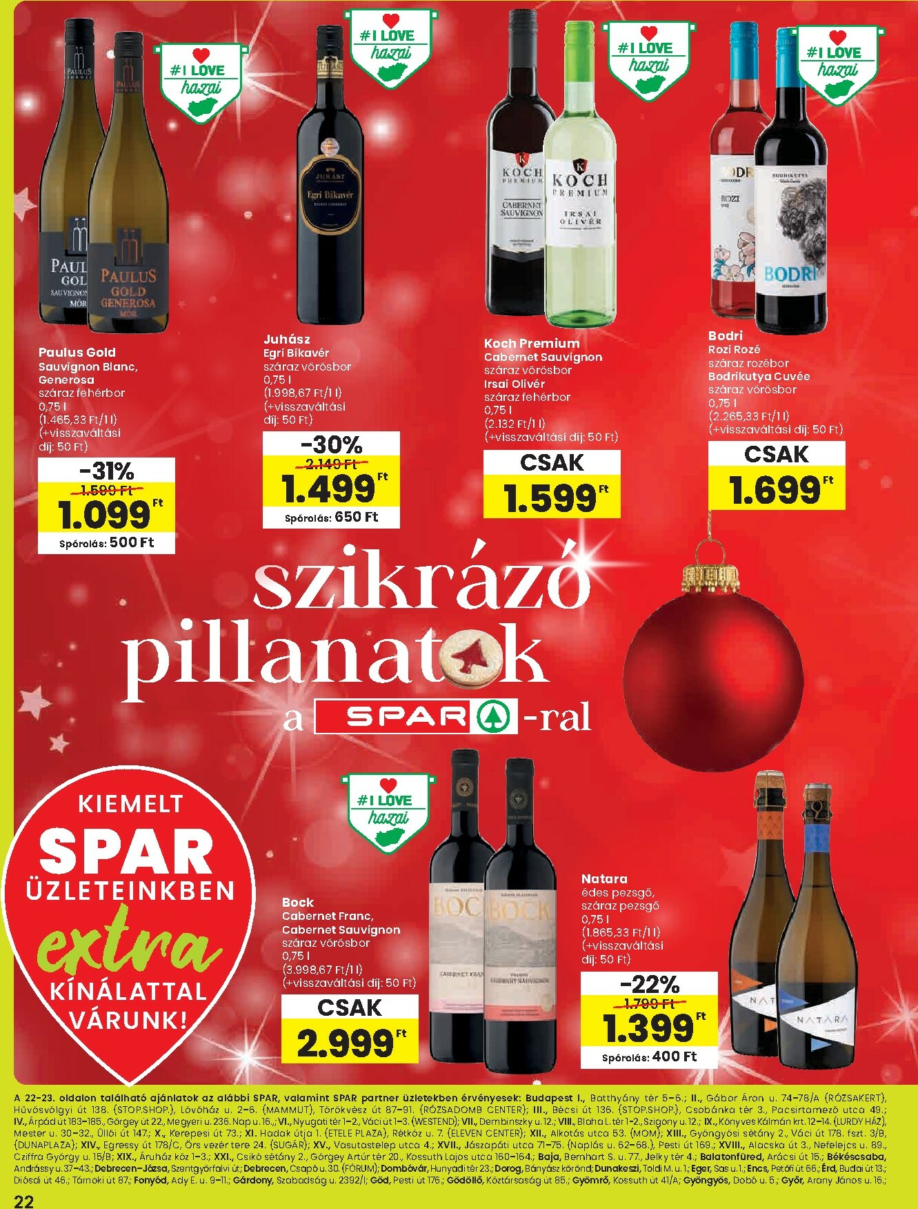 spar - SPAR extra akciós újság, érvényes 11.20. - 11.26. - page: 3