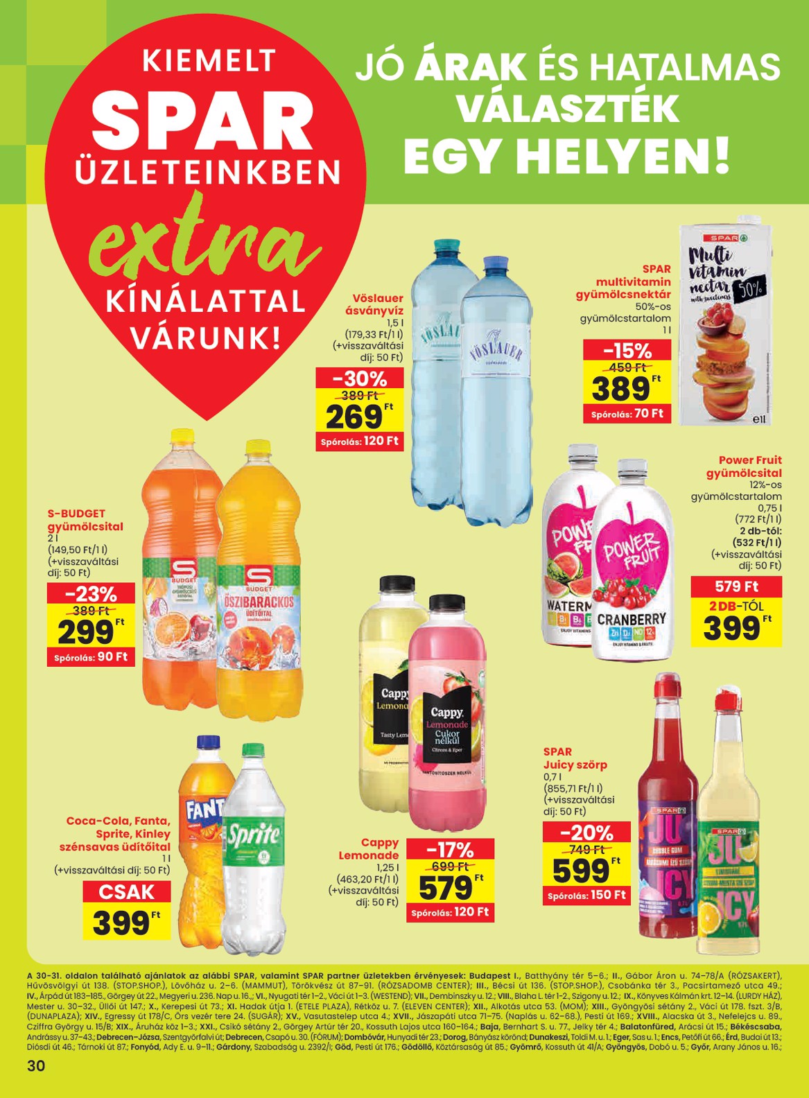 spar - SPAR EXTRA ajánlat akciós újság, érvényes 11.27. - 12.03. - page: 7