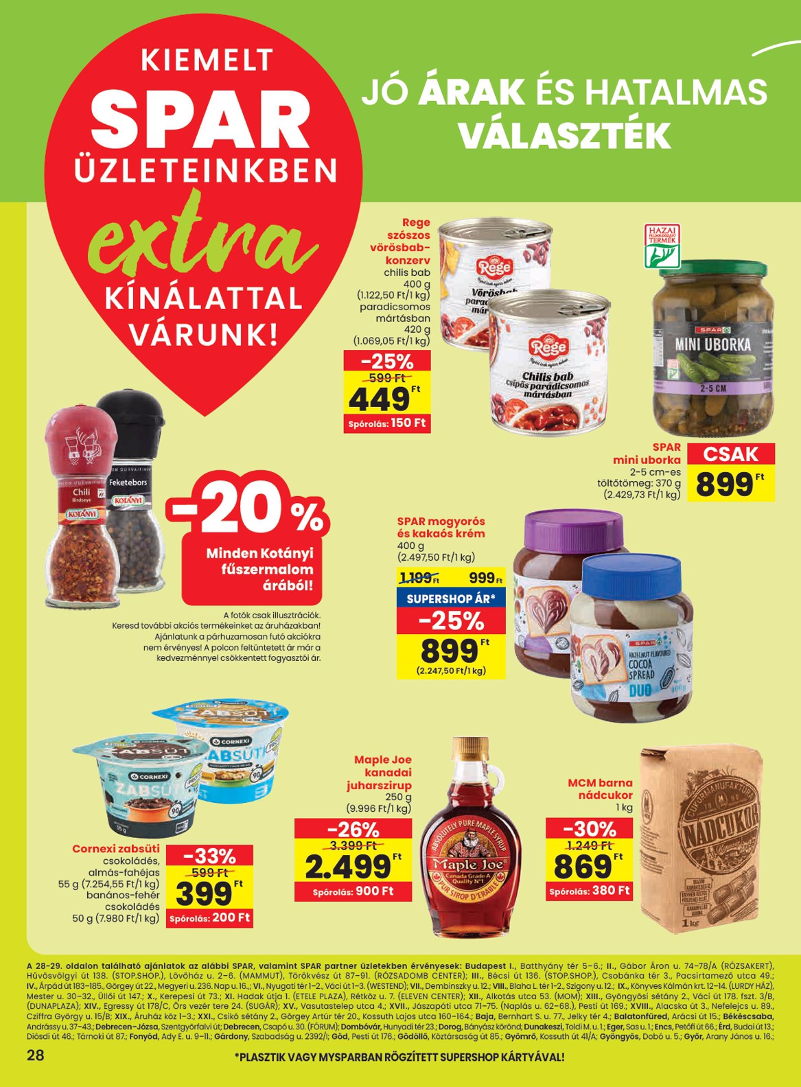 spar - SPAR EXTRA ajánlat akciós újság, érvényes 11.27. - 12.03. - page: 5