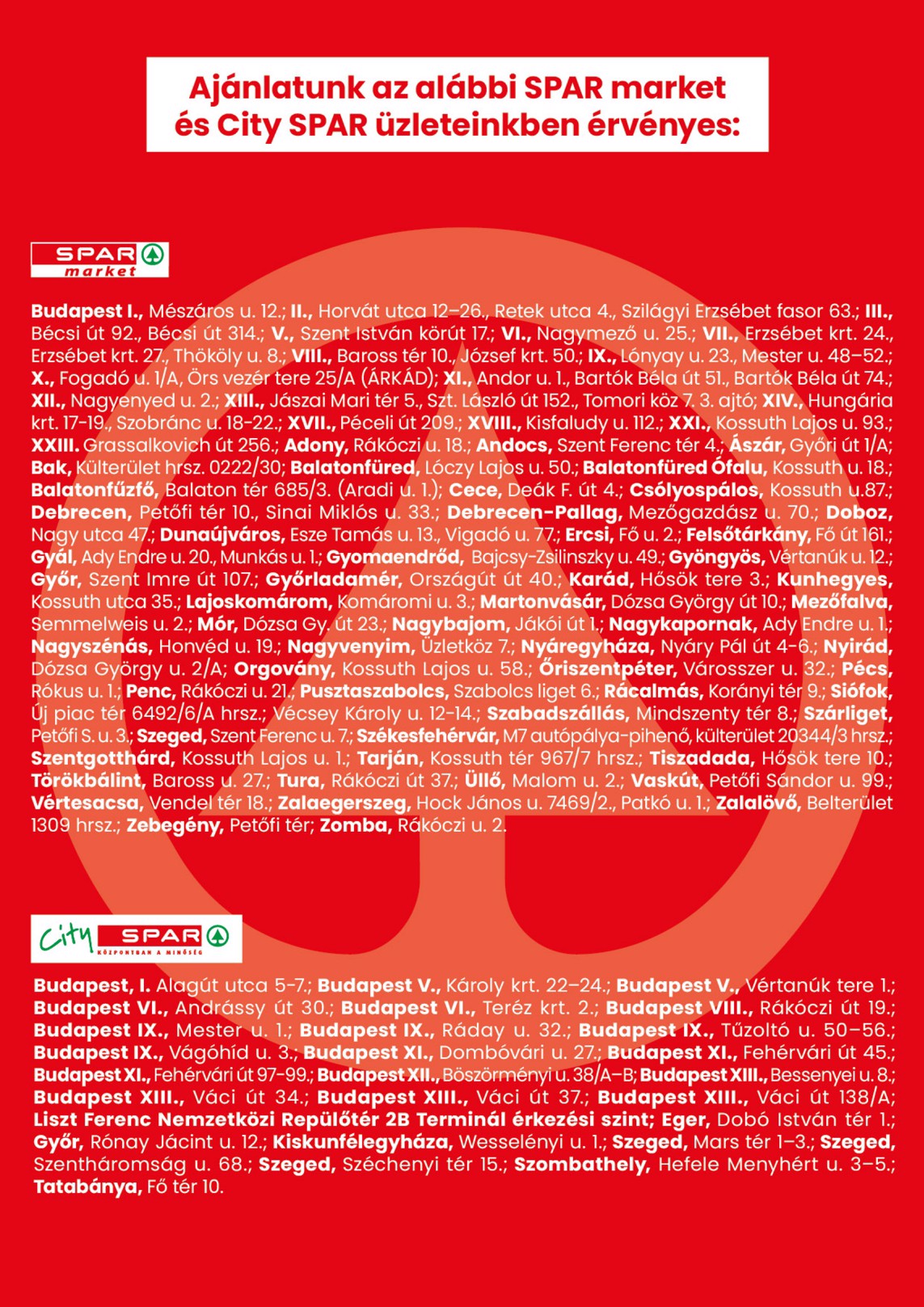 spar - SPAR market - City SPAR akciós újság, érvényes 11.27. - 12.03. - page: 3