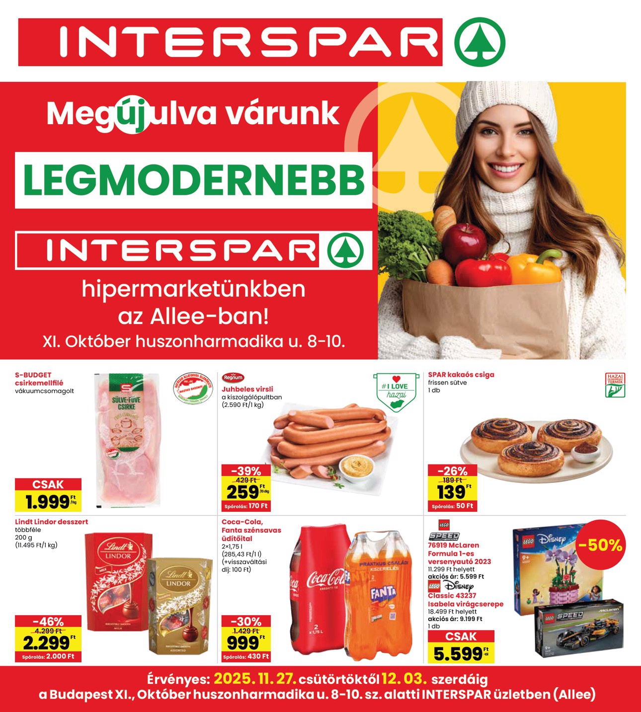 spar - INTERSPAR akciós újság, érvényes 11.27. - 12.03.