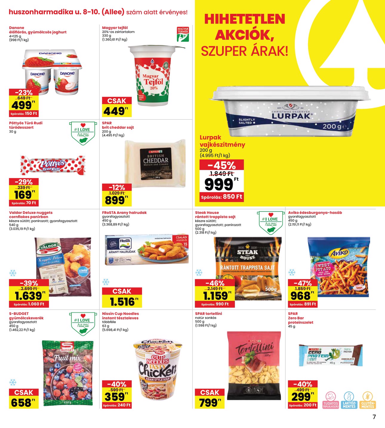 spar - INTERSPAR akciós újság, érvényes 11.27. - 12.03. - page: 7