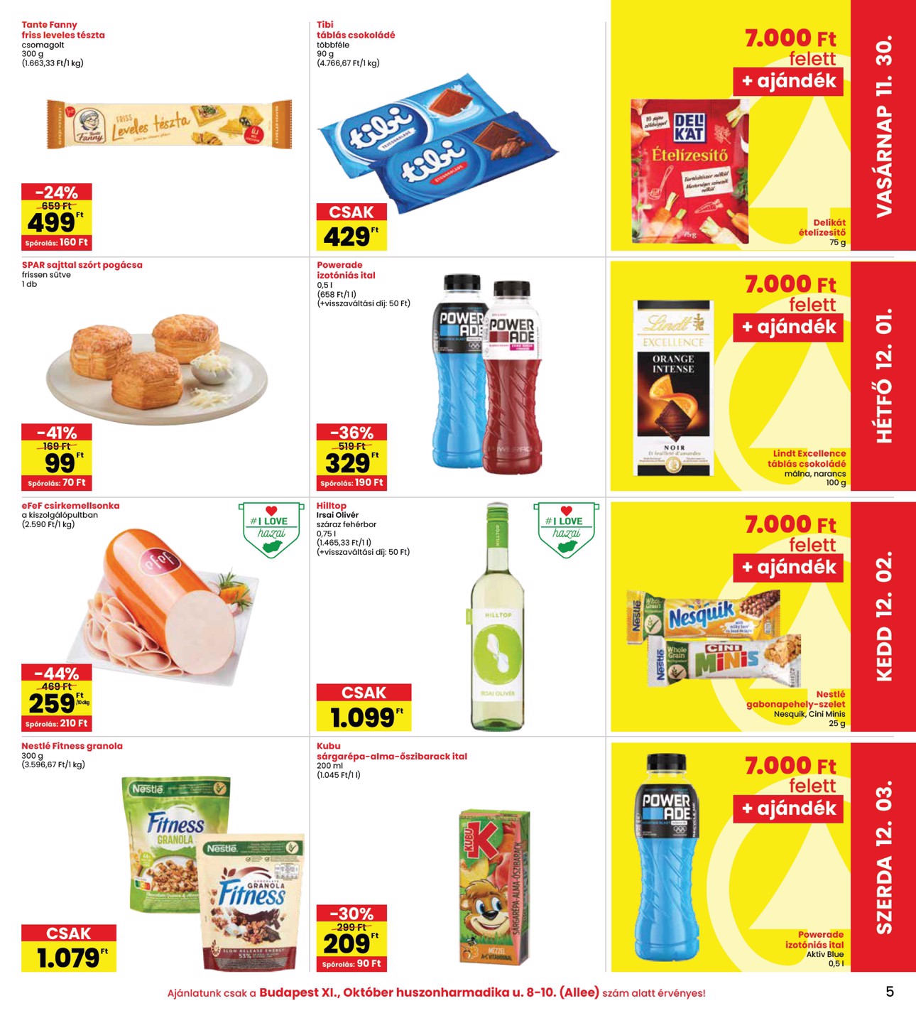 spar - INTERSPAR akciós újság, érvényes 11.27. - 12.03. - page: 5