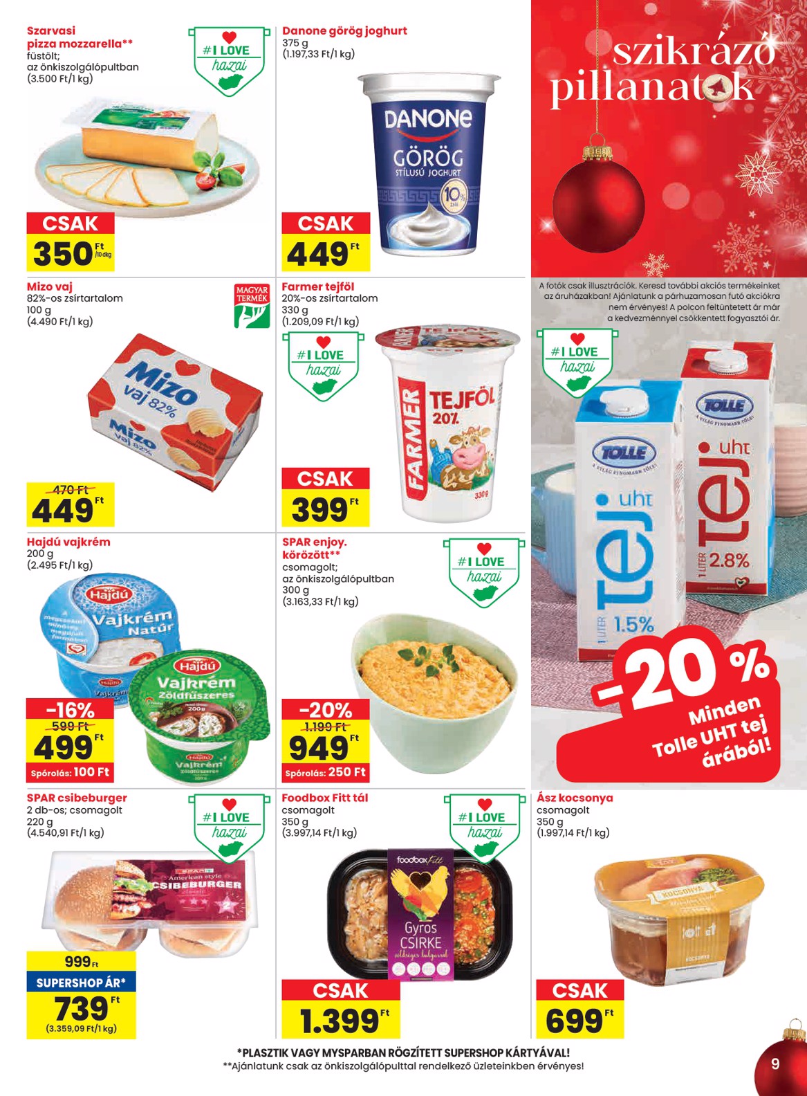 spar - SPAR akciós újság, érvényes 11.27. - 12.03. - page: 9
