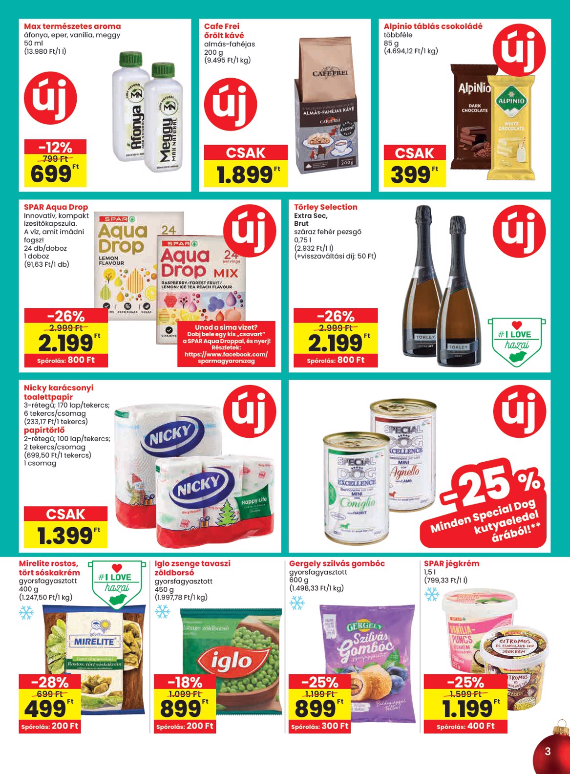spar - SPAR akciós újság, érvényes 11.27. - 12.03. - page: 3