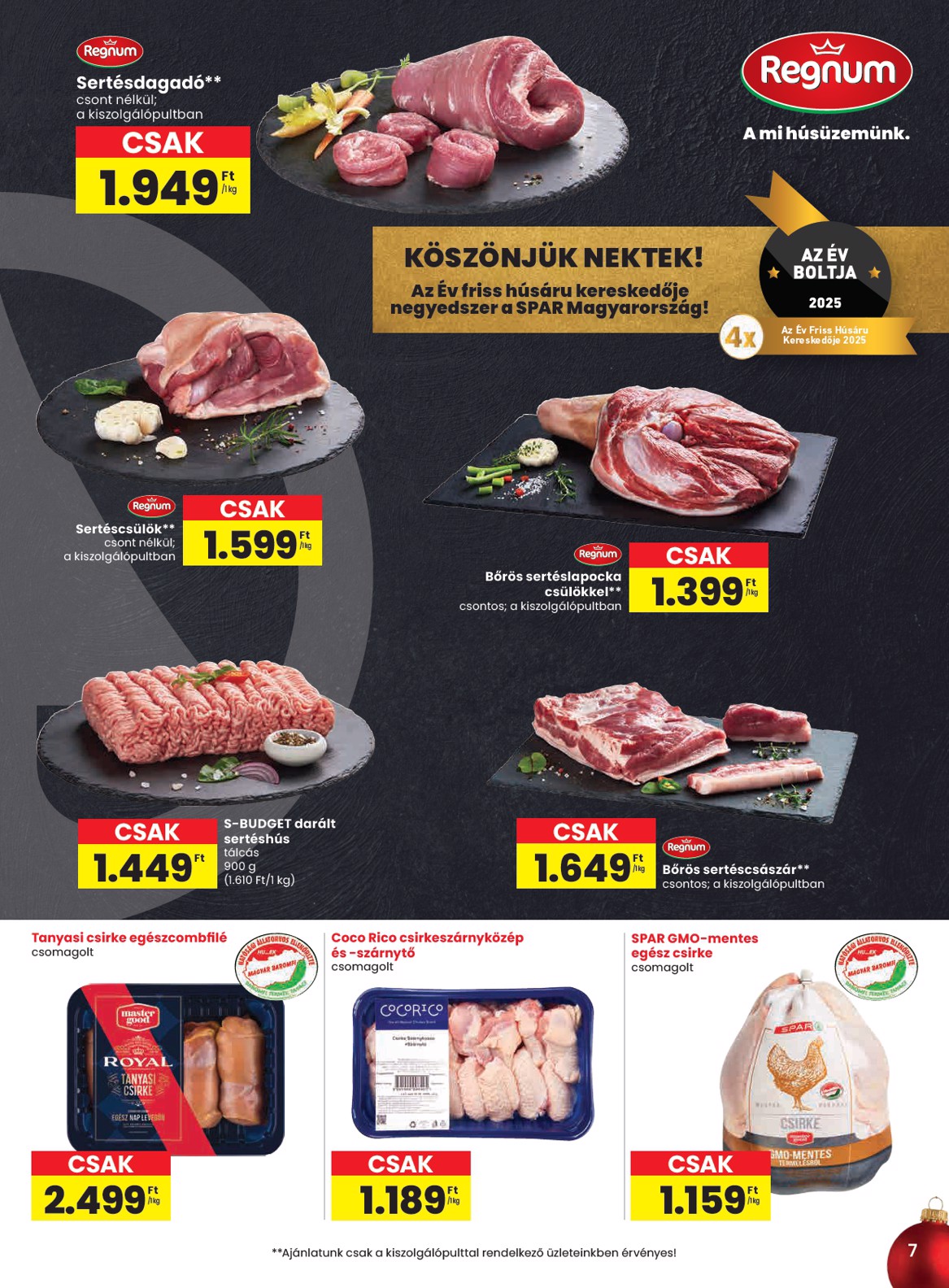 spar - SPAR akciós újság, érvényes 11.27. - 12.03. - page: 7
