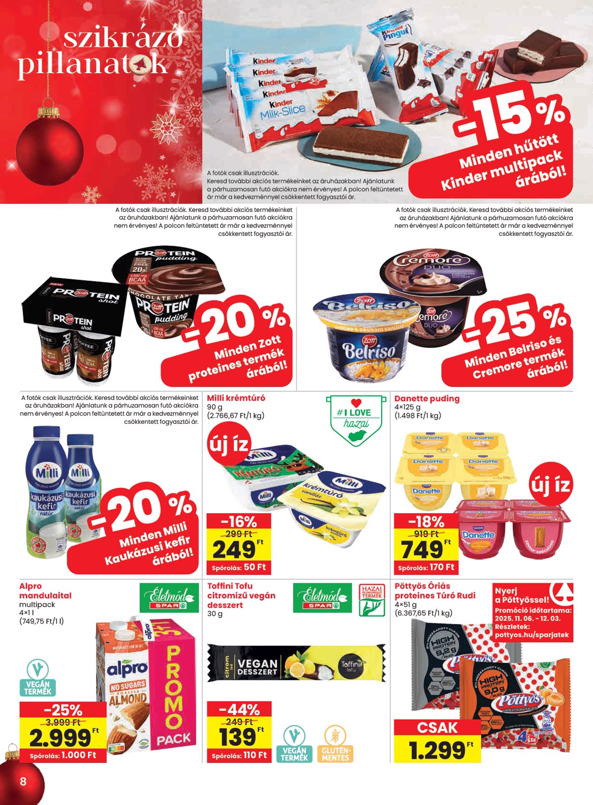 spar - SPAR akciós újság, érvényes 11.27. - 12.03. - page: 8