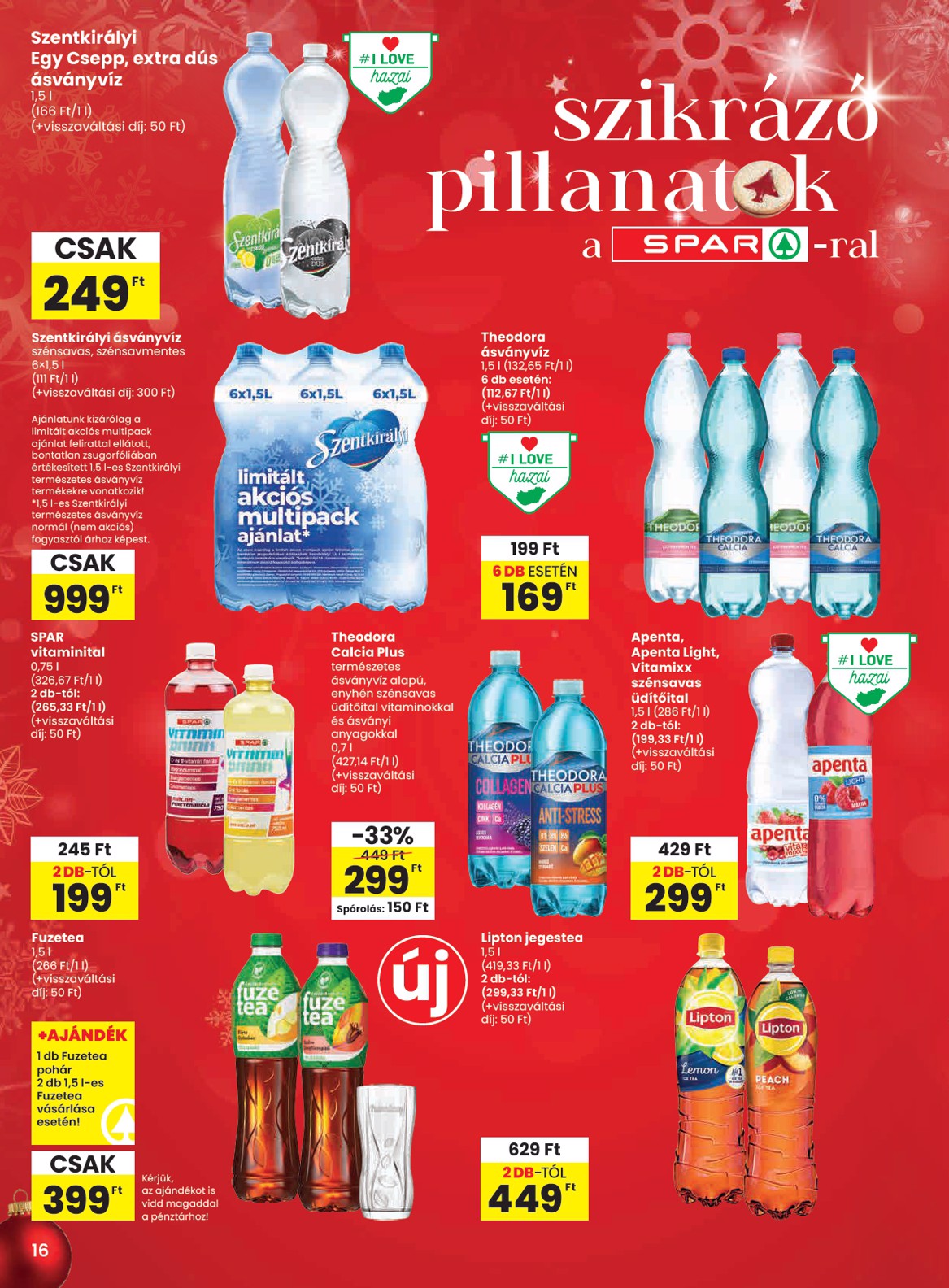 spar - SPAR akciós újság, érvényes 11.27. - 12.03. - page: 16