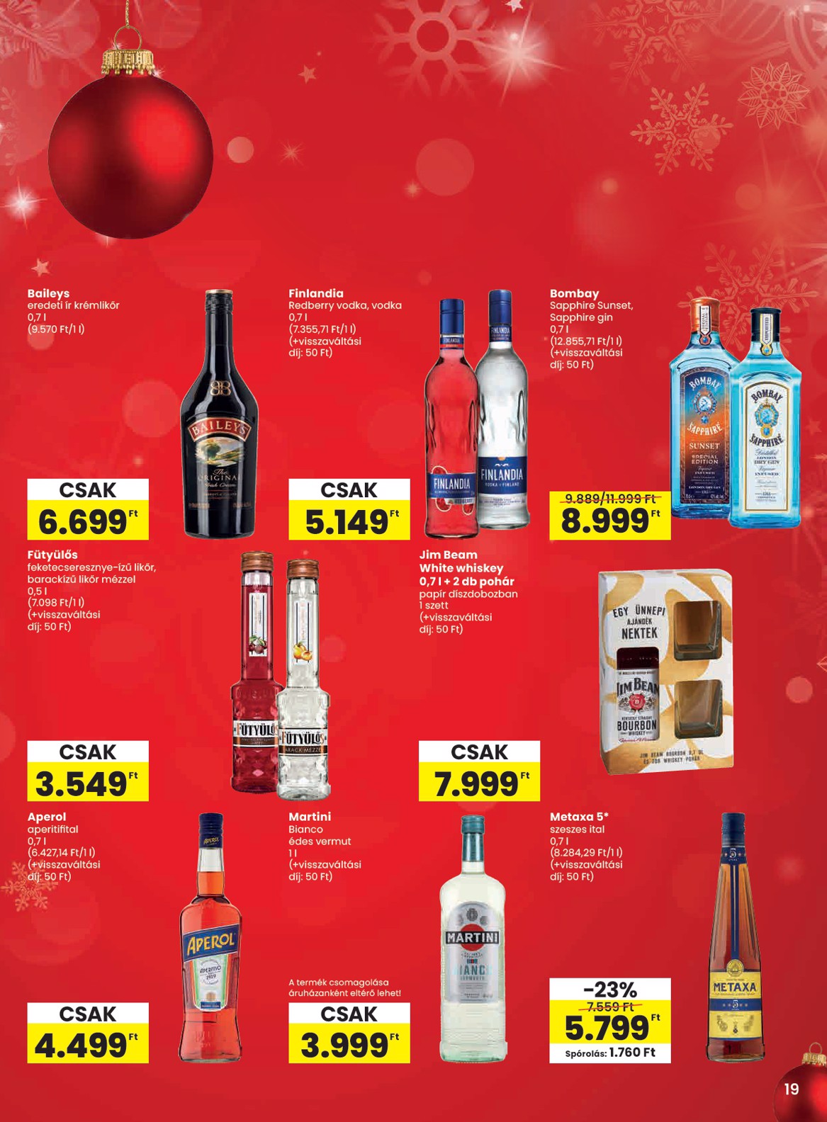 spar - SPAR akciós újság, érvényes 11.27. - 12.03. - page: 19