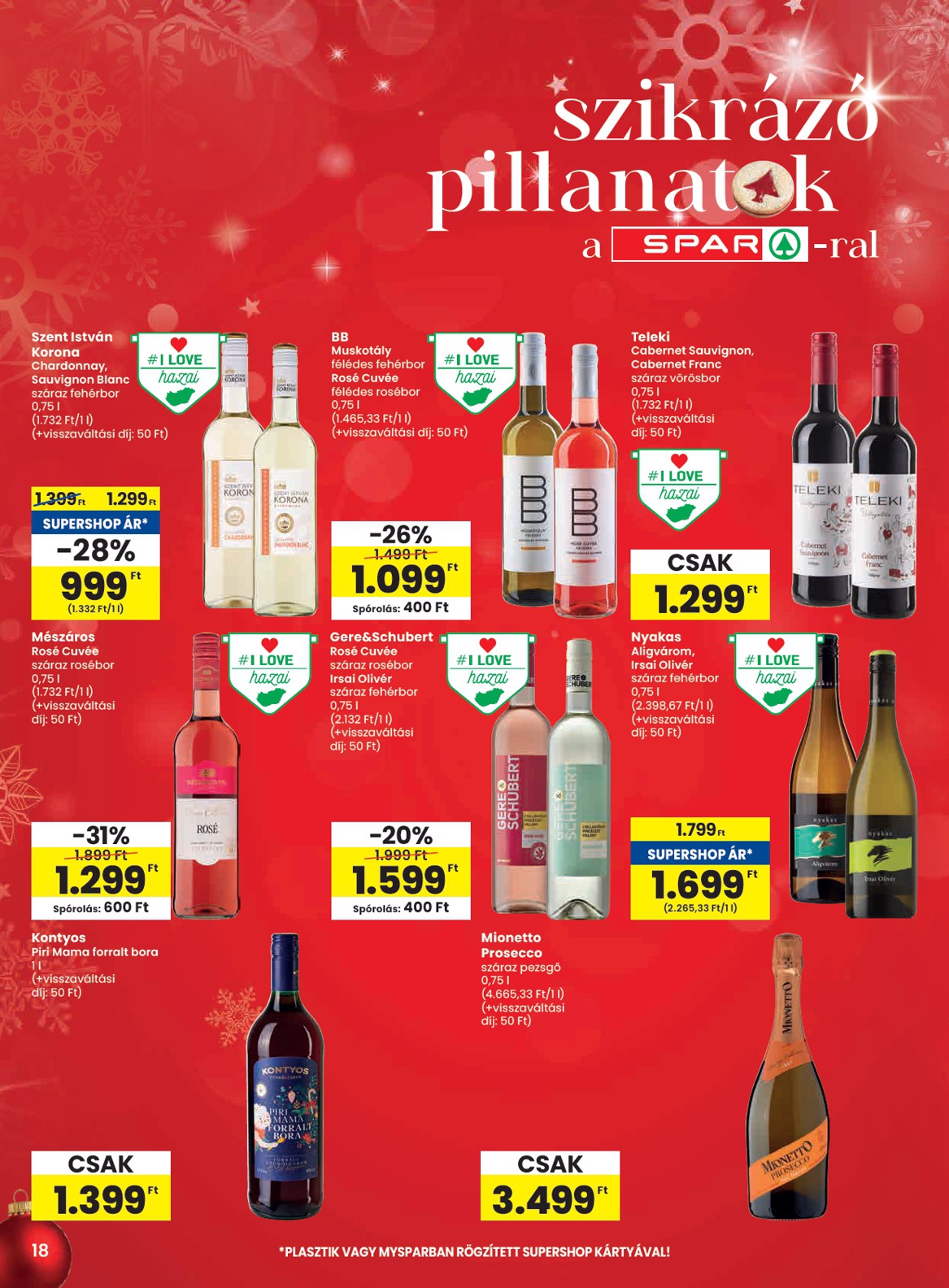 spar - SPAR akciós újság, érvényes 11.27. - 12.03. - page: 18